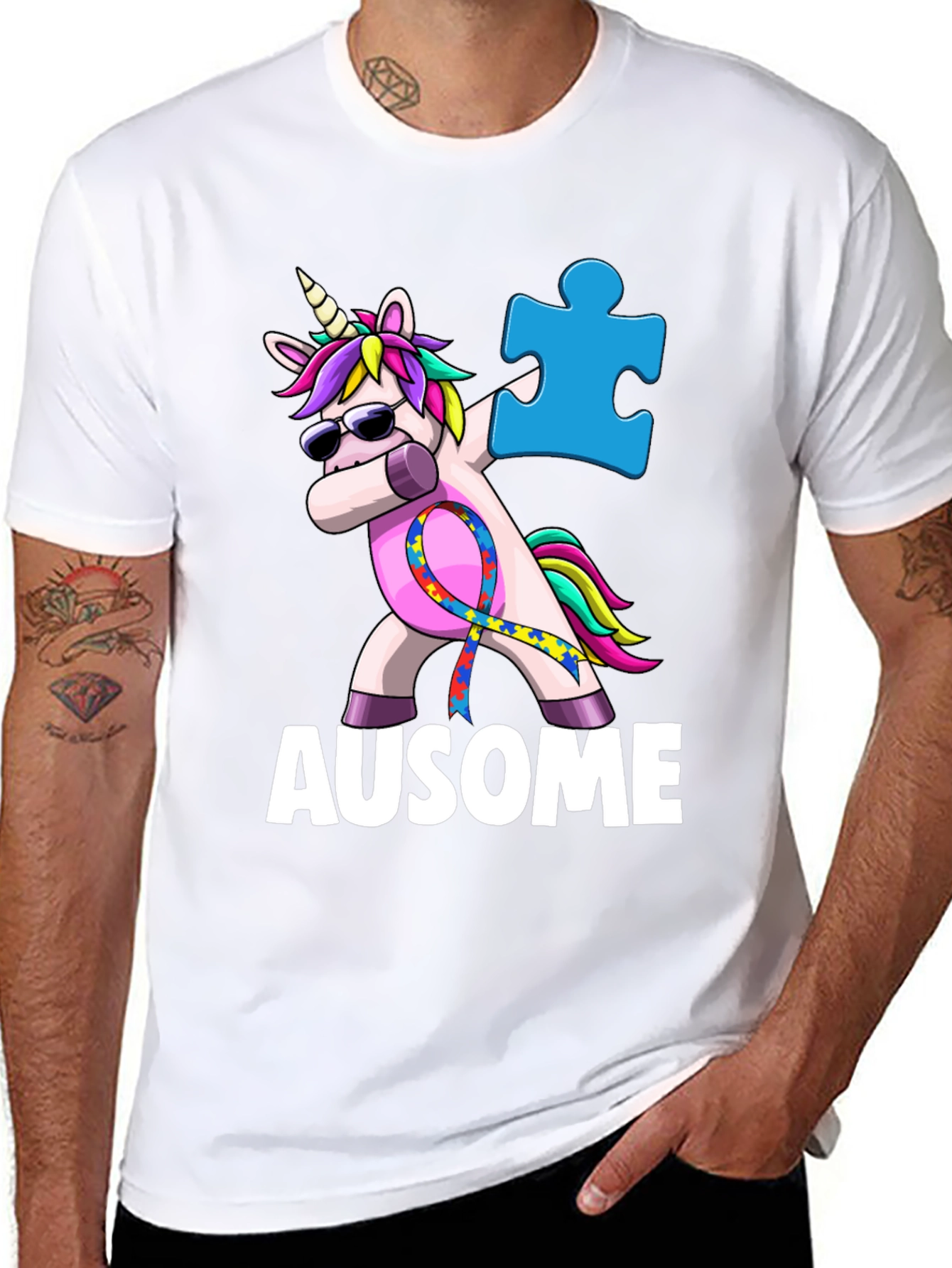 Autism Awareness Unicorn T-Shirt