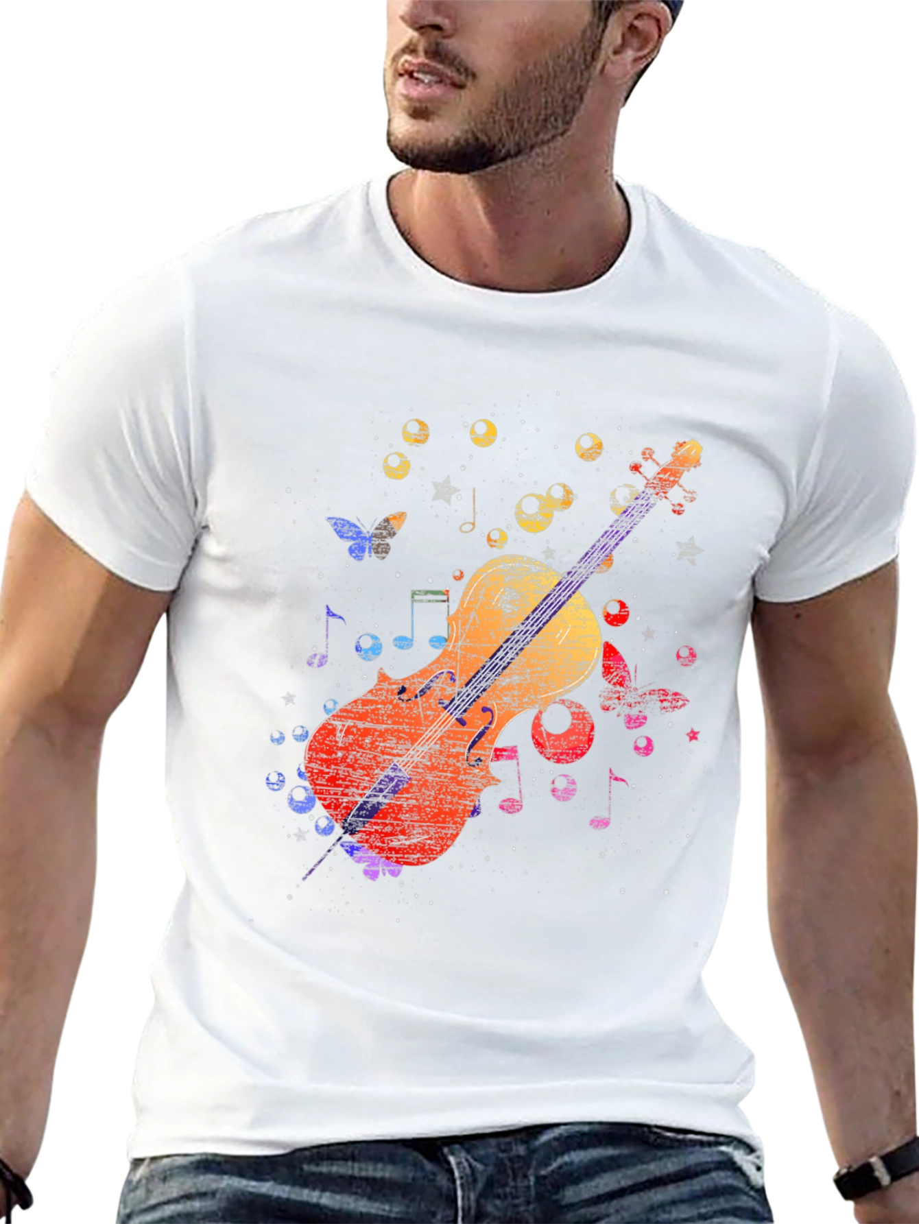 Musical Cello Graphic Tee