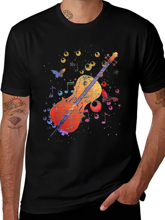 Musical Cello Graphic Tee
