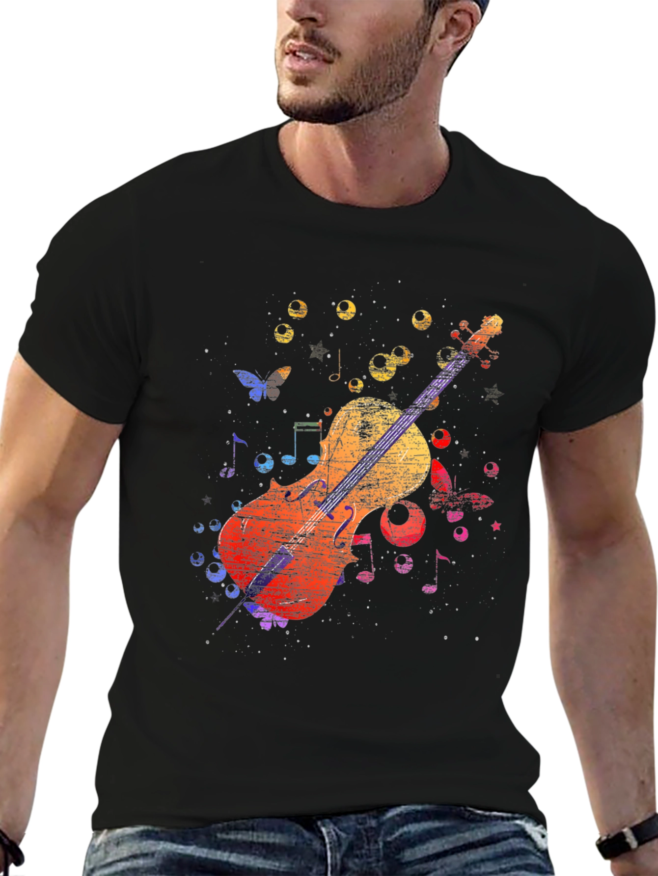 Musical Cello Graphic Tee