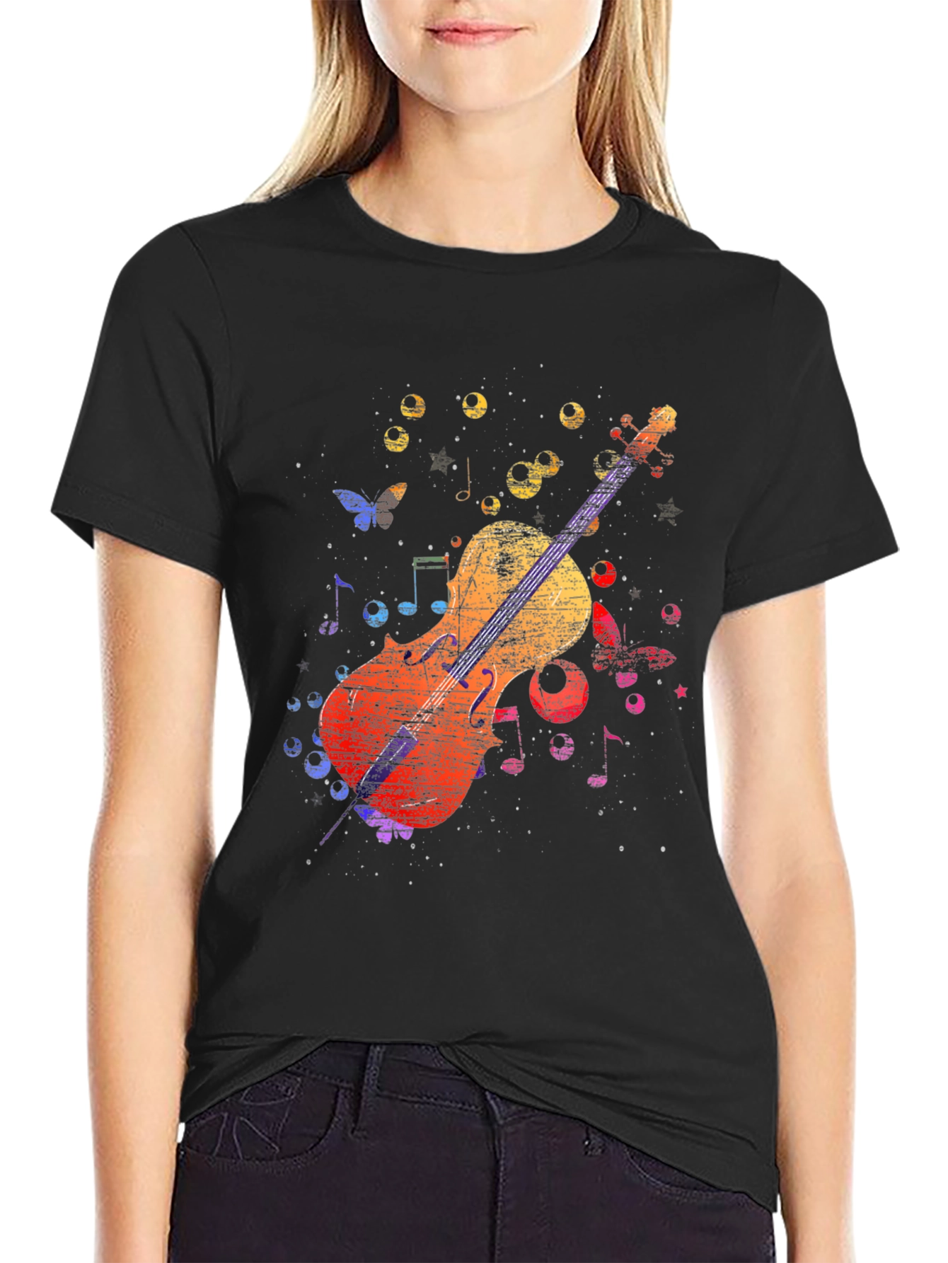 Musical Cello Graphic Tee