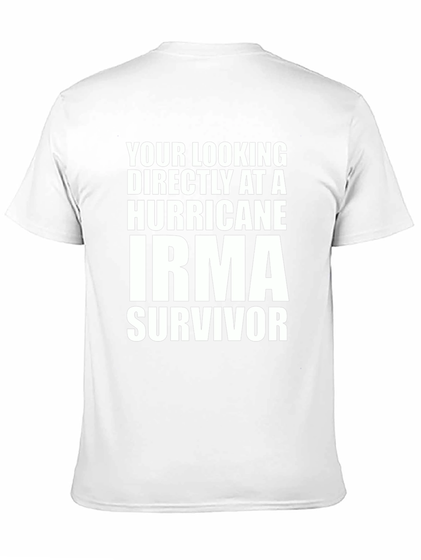 Hurricane Irma Survivor T-Shirt - Bold Statement Tee