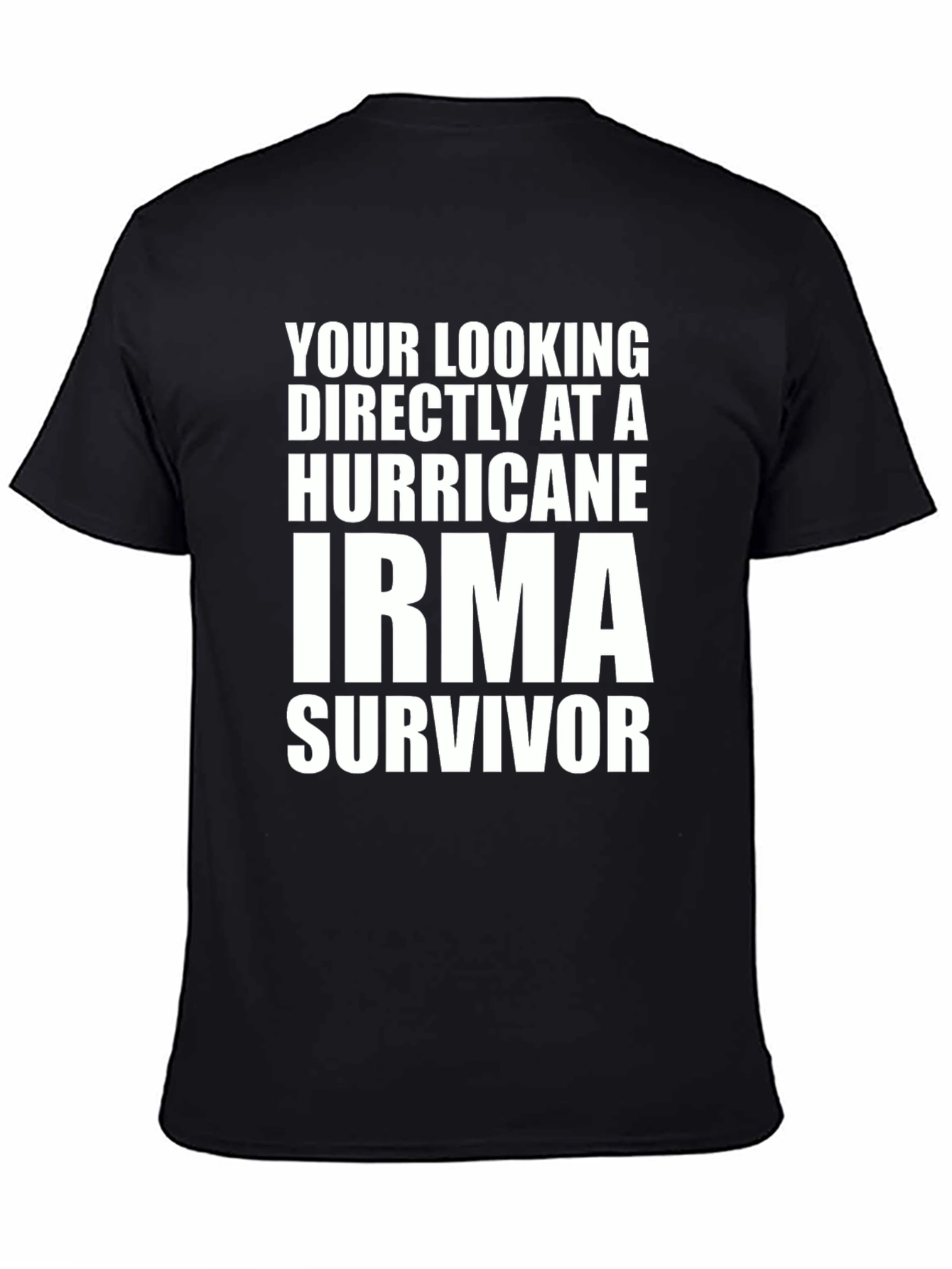 Hurricane Irma Survivor T-Shirt - Bold Statement Tee