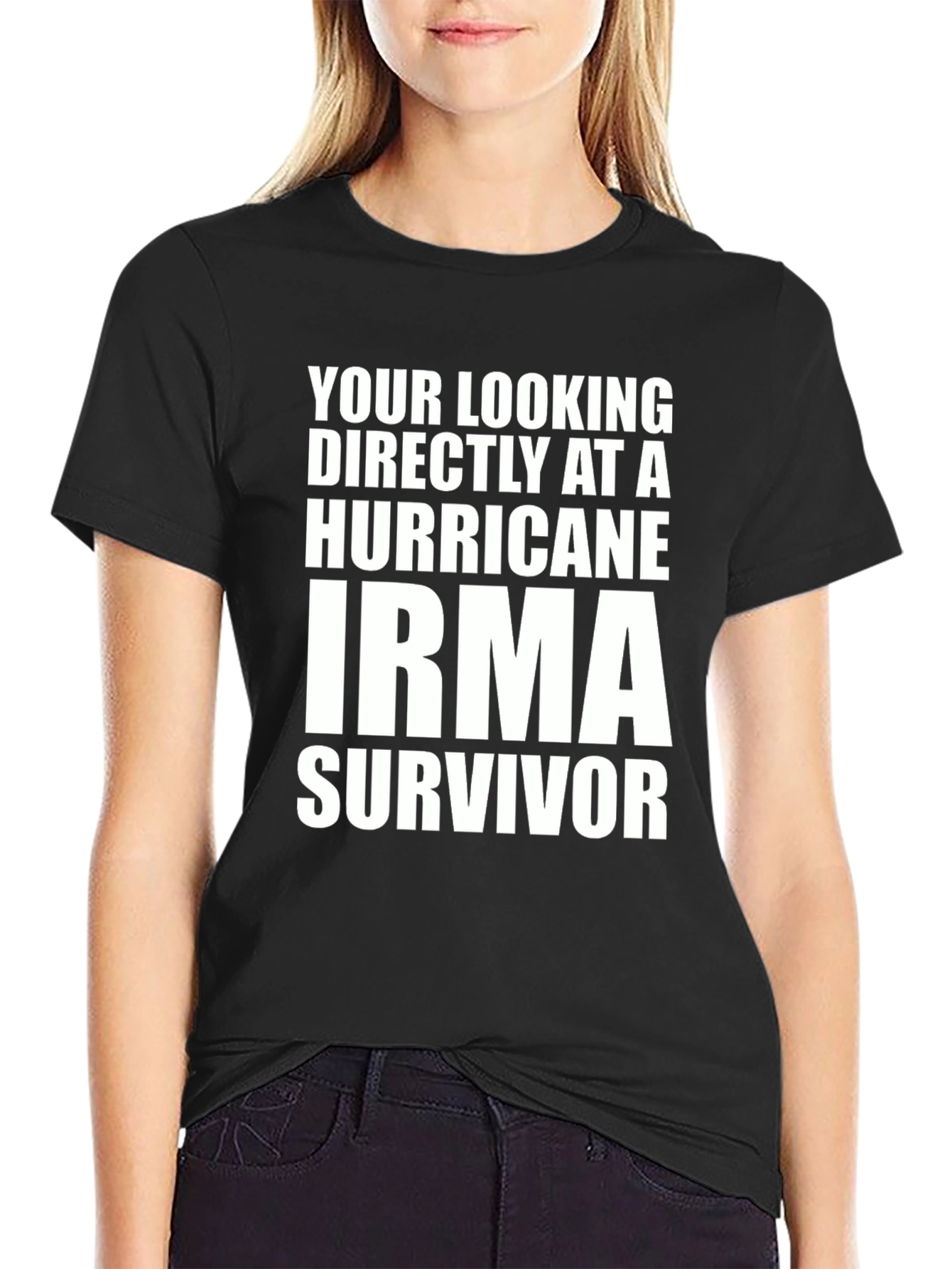 Hurricane Irma Survivor T-Shirt - Bold Statement Tee