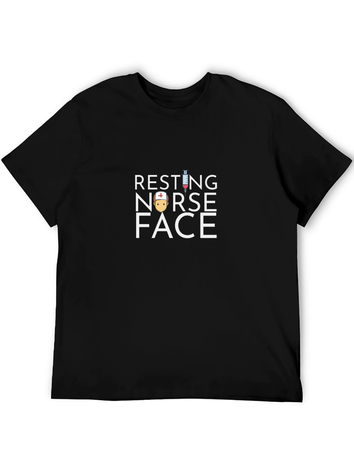 Resting Nurse Face Graphic T-Shirt