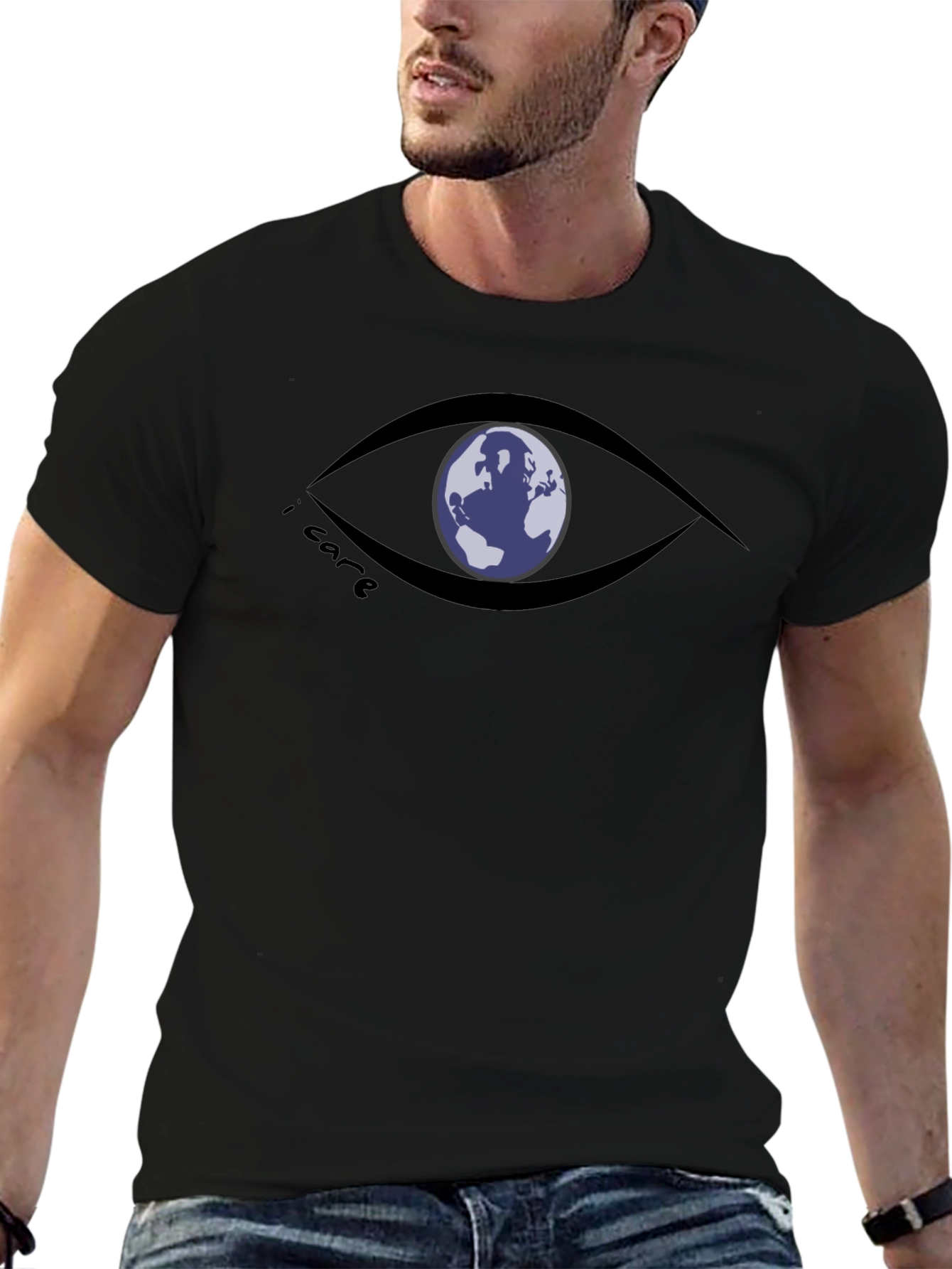 I Care Earth Graphic T-Shirt