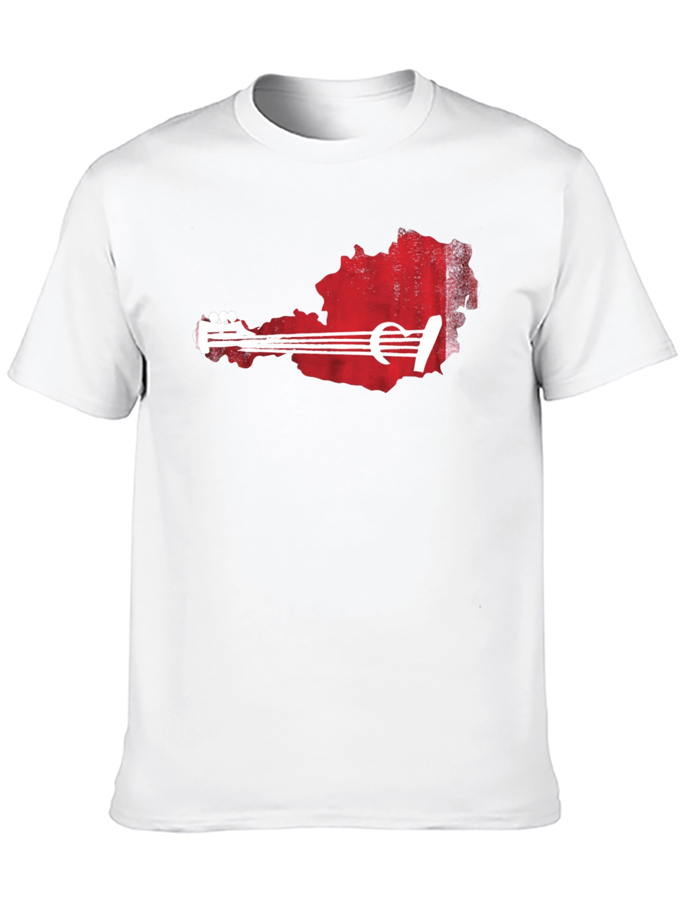 Austria Guitar T-Shirt - Black