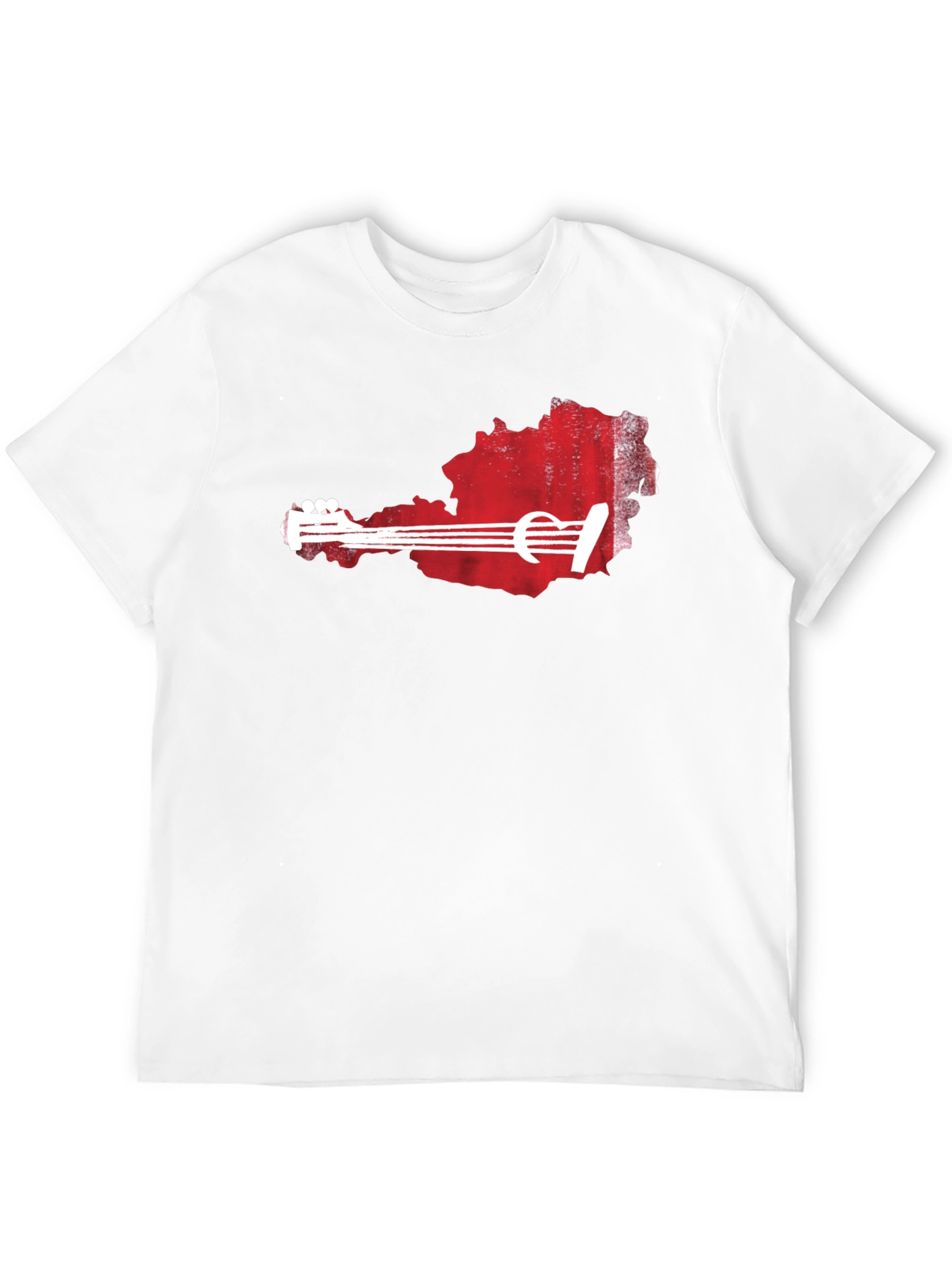 Austria Guitar T-Shirt - Black