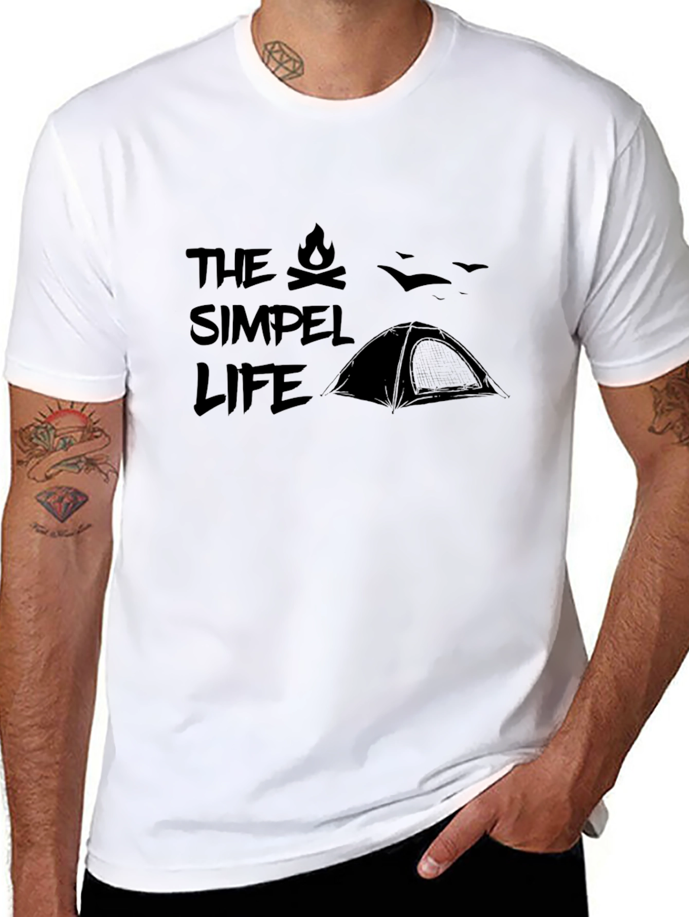 Simple Life Camping Graphic Tee