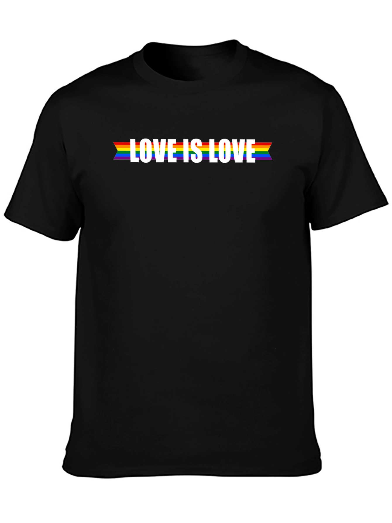 Love is Love Pride T-Shirt - Black LGBTQ Tee