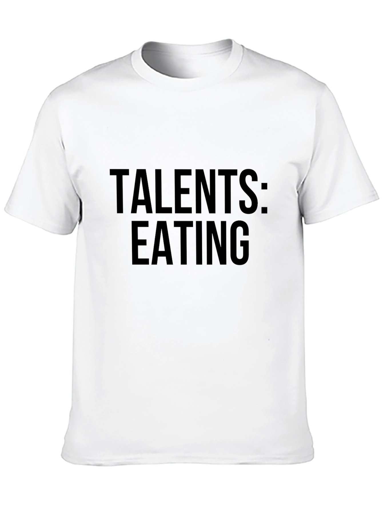 Talents Eating Black T-Shirt - Funny Foodie Tee