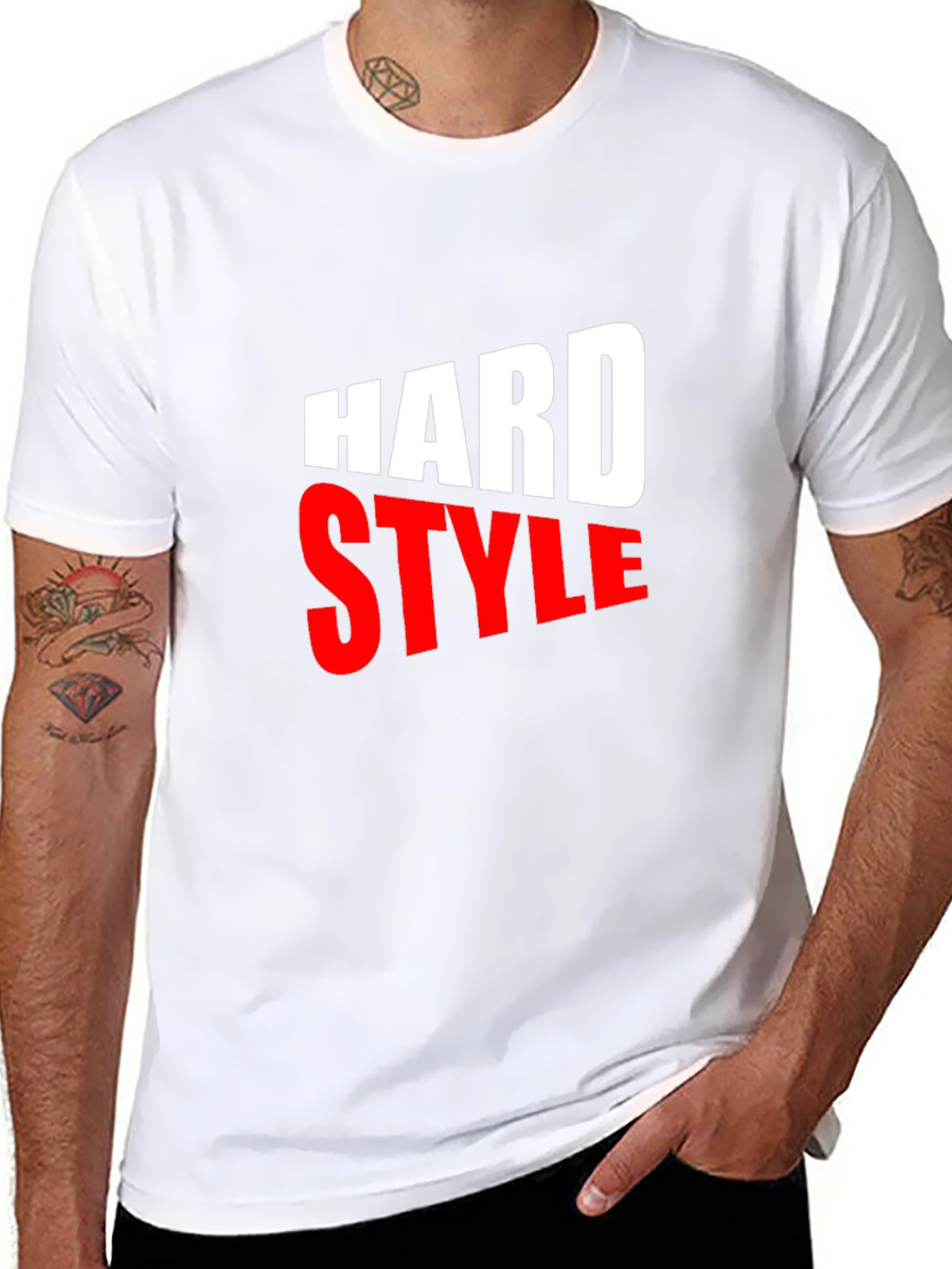 Hard Style Black Graphic Tee