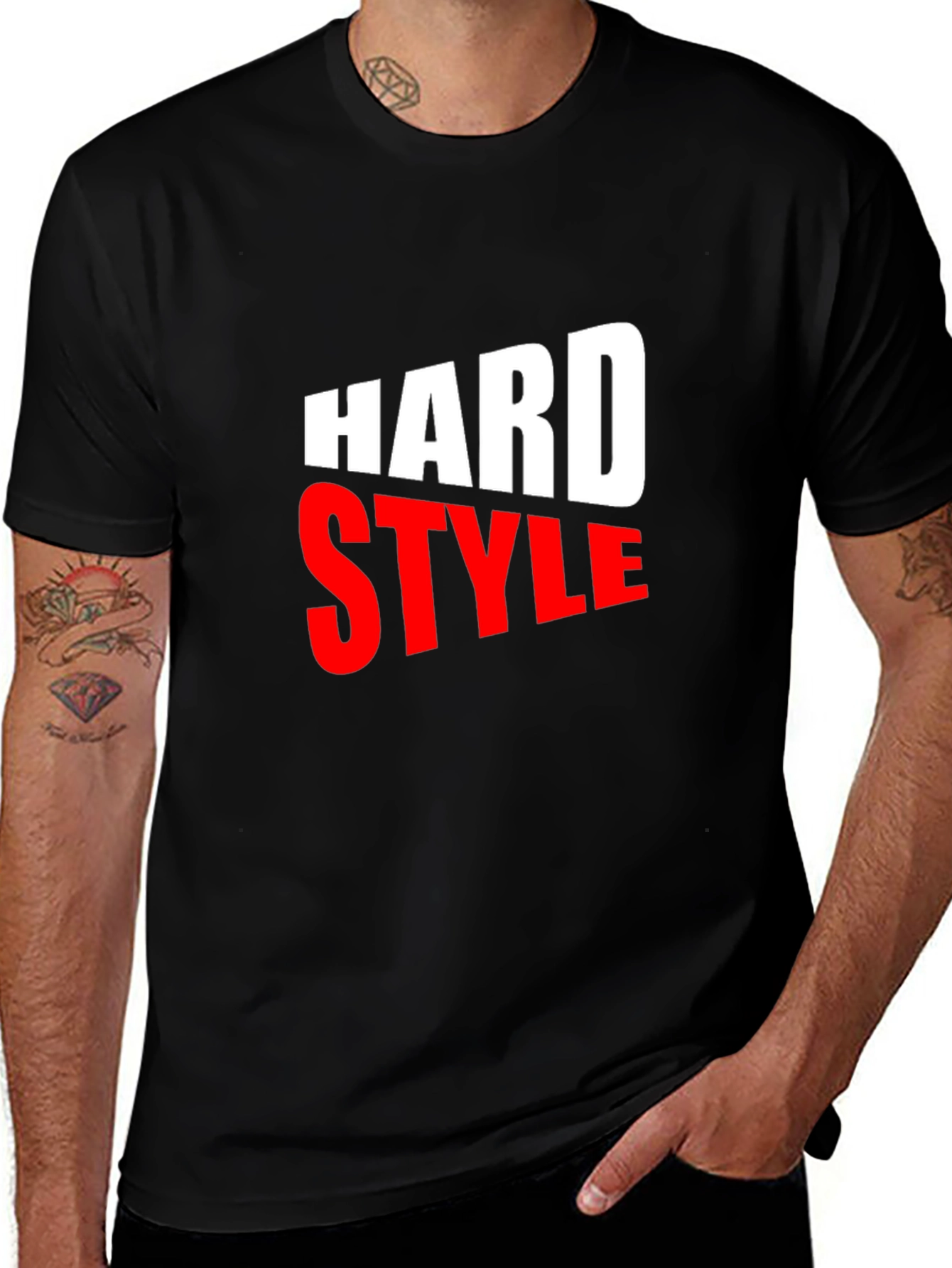 Hard Style Black Graphic Tee