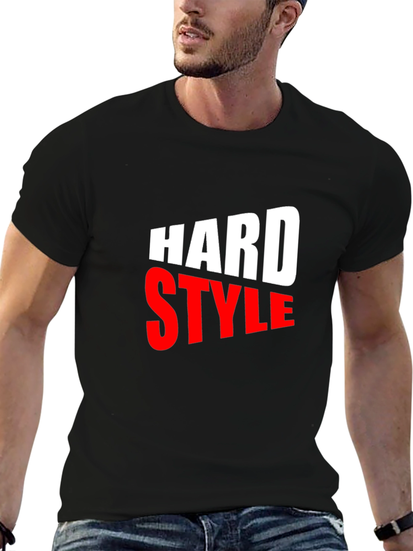 Hard Style Black Graphic Tee