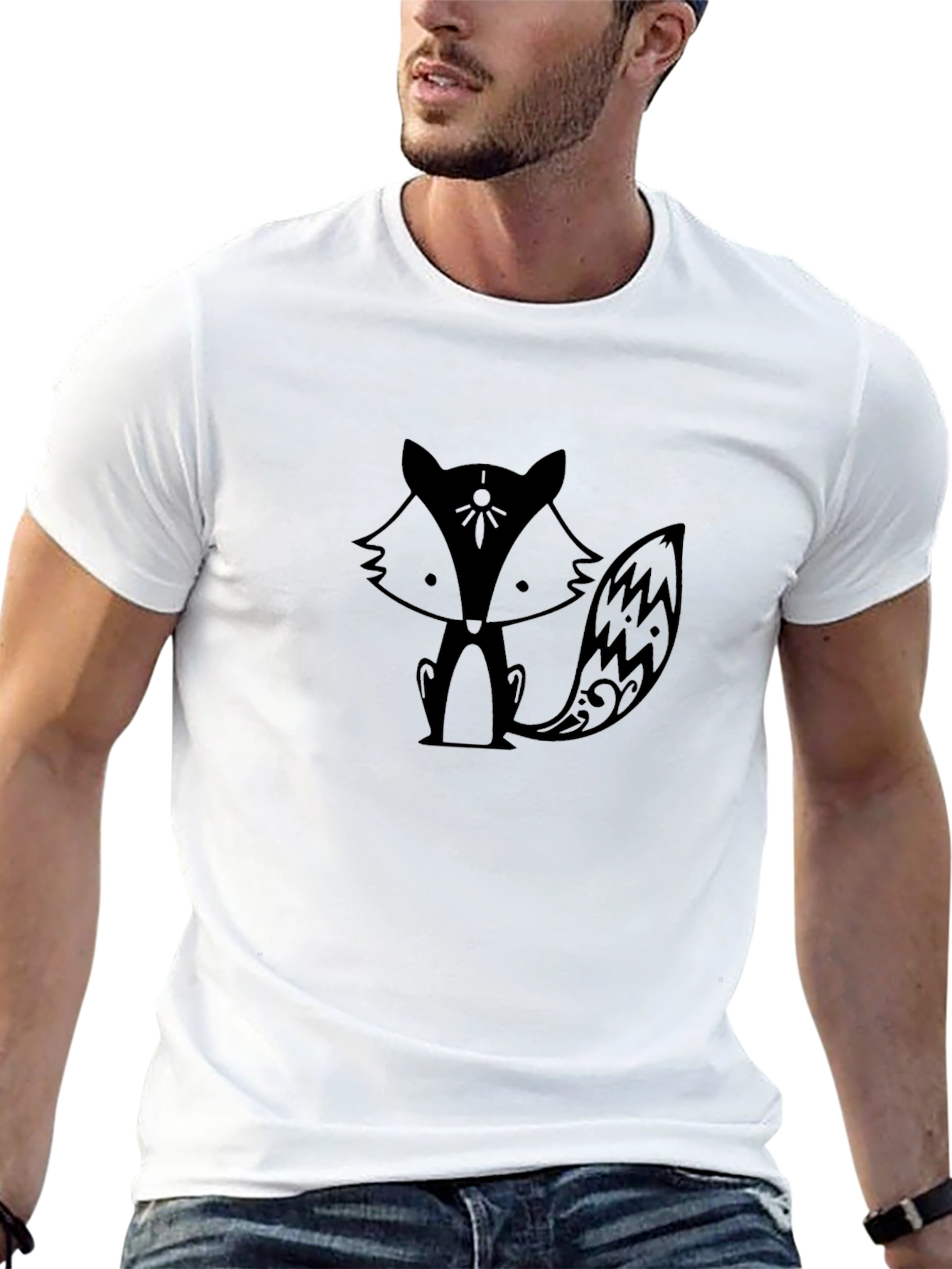 Cute Fox Graphic T-Shirt - Soft Cotton Tee