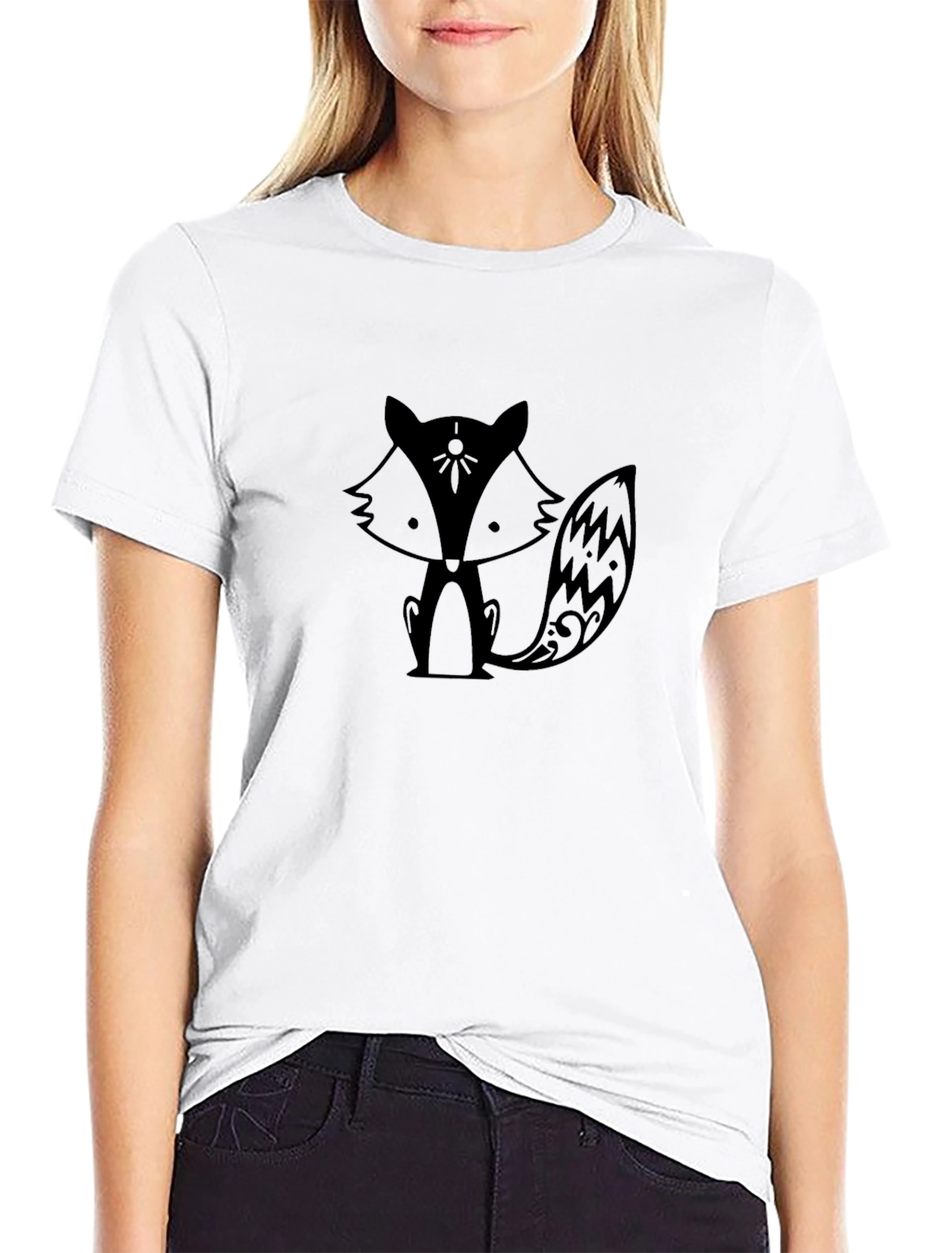Cute Fox Graphic T-Shirt - Soft Cotton Tee