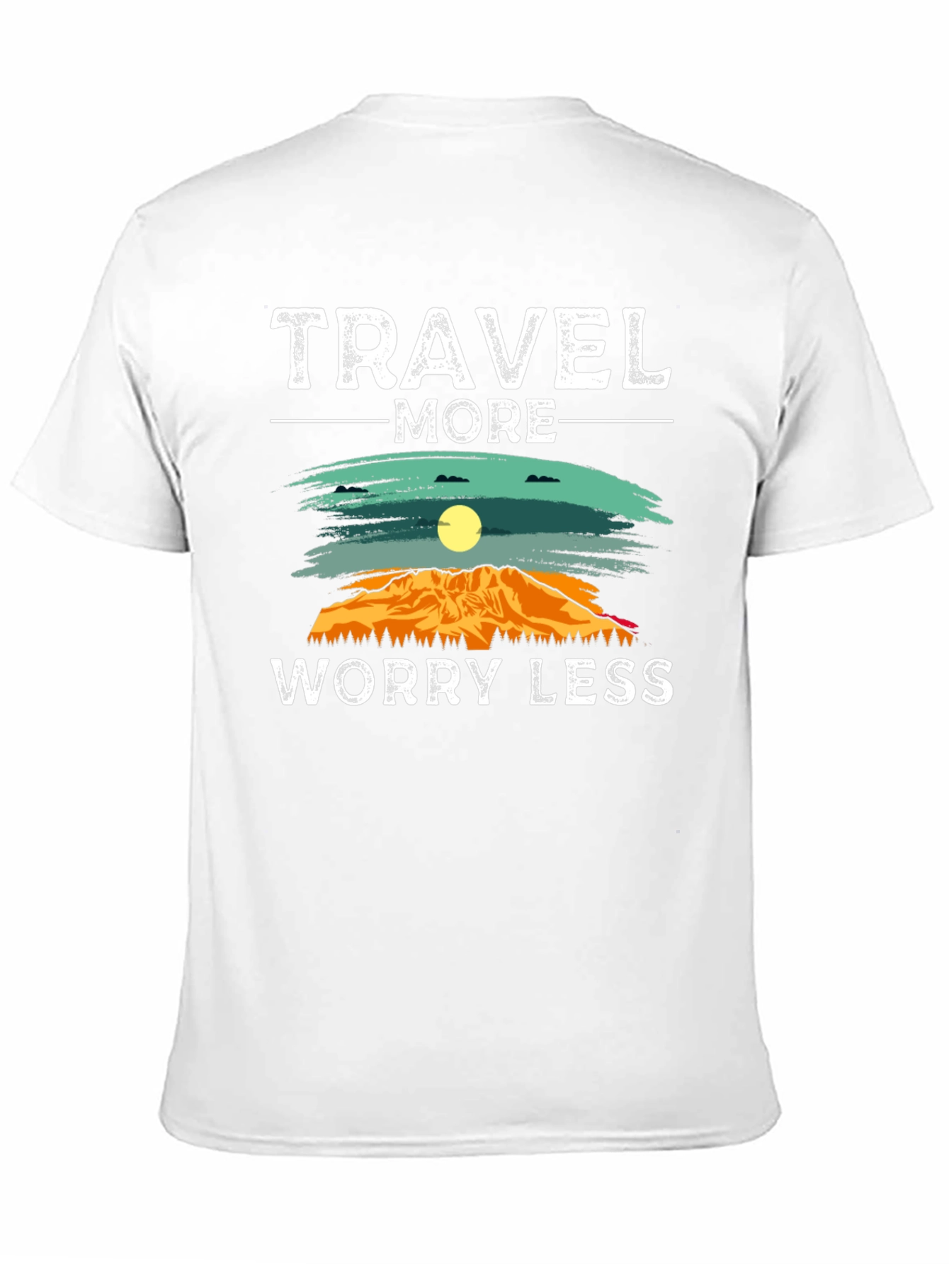 Travel More Worry Less Graphic Tee