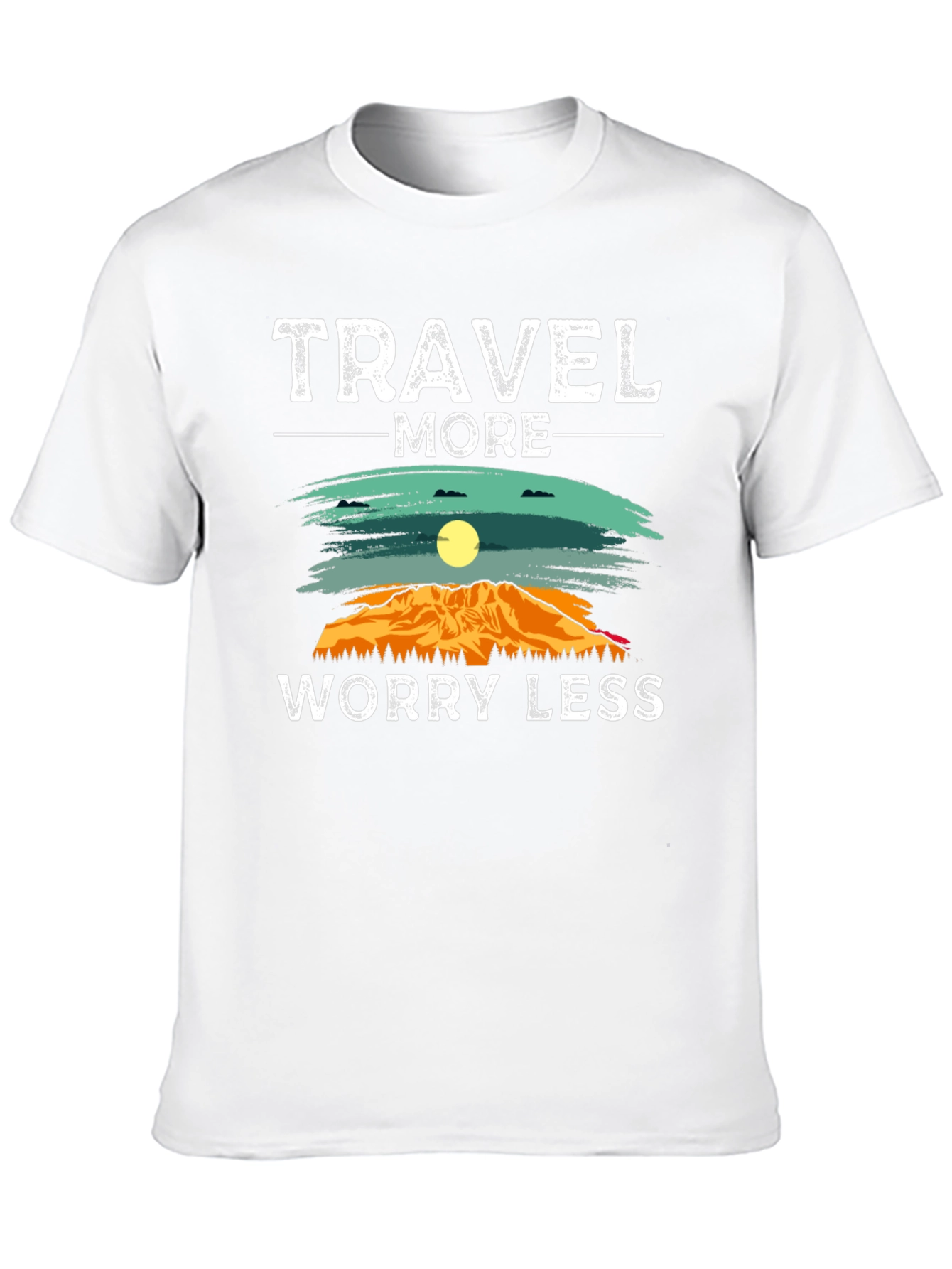 Travel More Worry Less Graphic Tee
