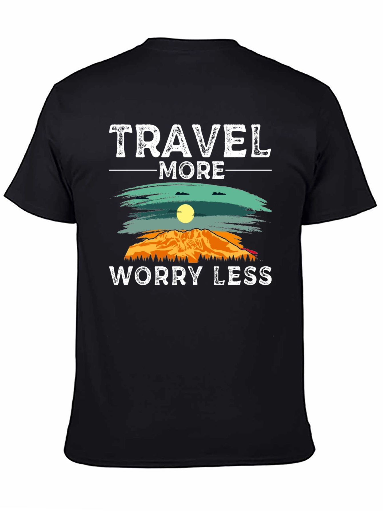 Travel More Worry Less Graphic Tee