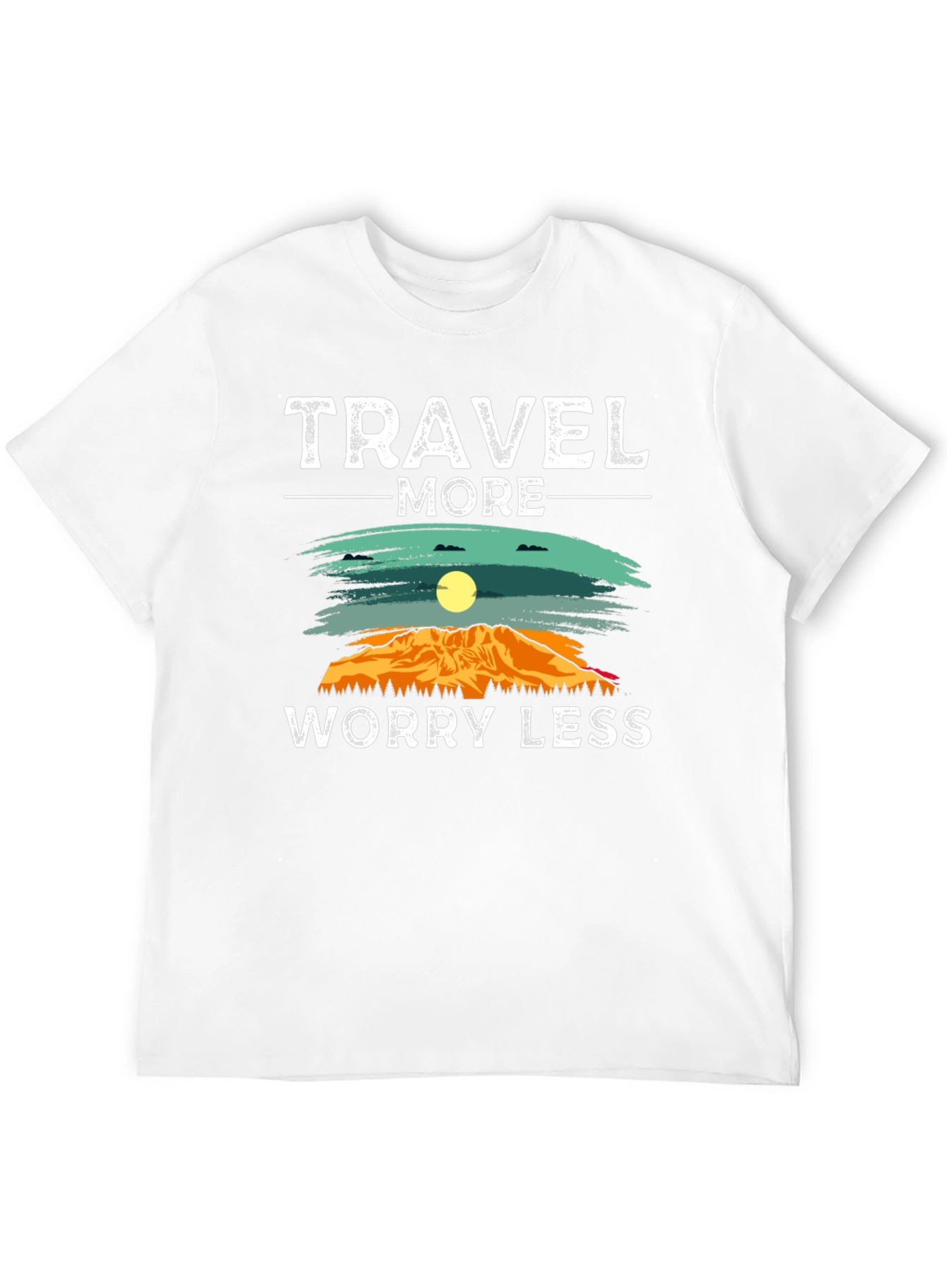 Travel More Worry Less Graphic Tee
