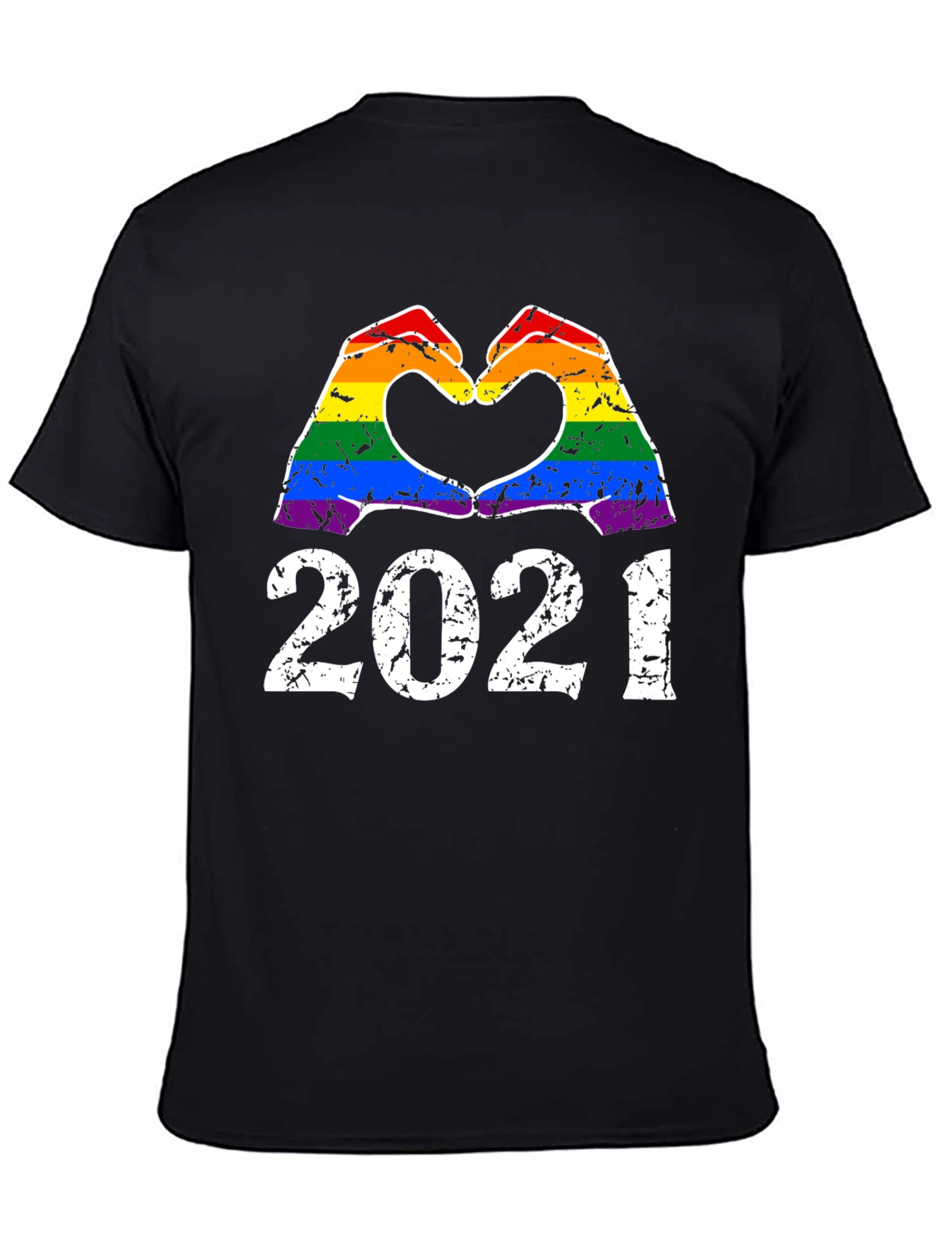 LGBT 2021 Heart Hands Pride T-Shirt