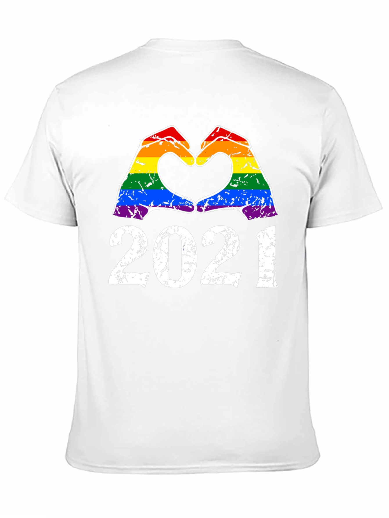 LGBT 2021 Heart Hands Pride T-Shirt