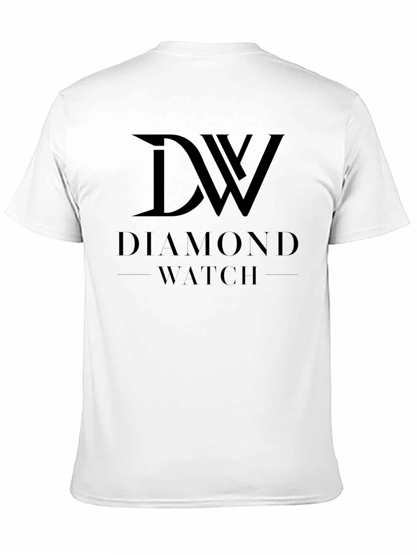 Diamond Watch Graphic Tee - Stylish Black T-Shirt