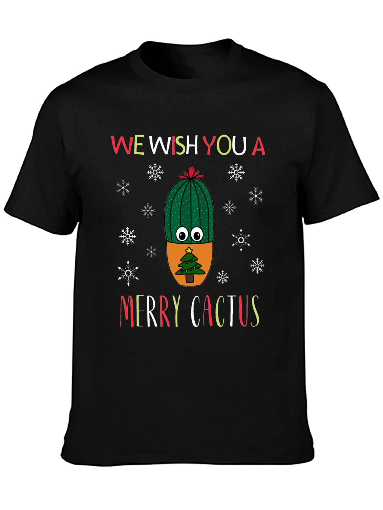 Merry Cactus Holiday T-Shirt