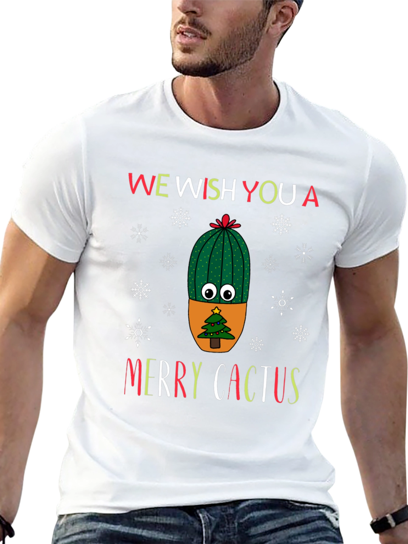 Merry Cactus Holiday T-Shirt