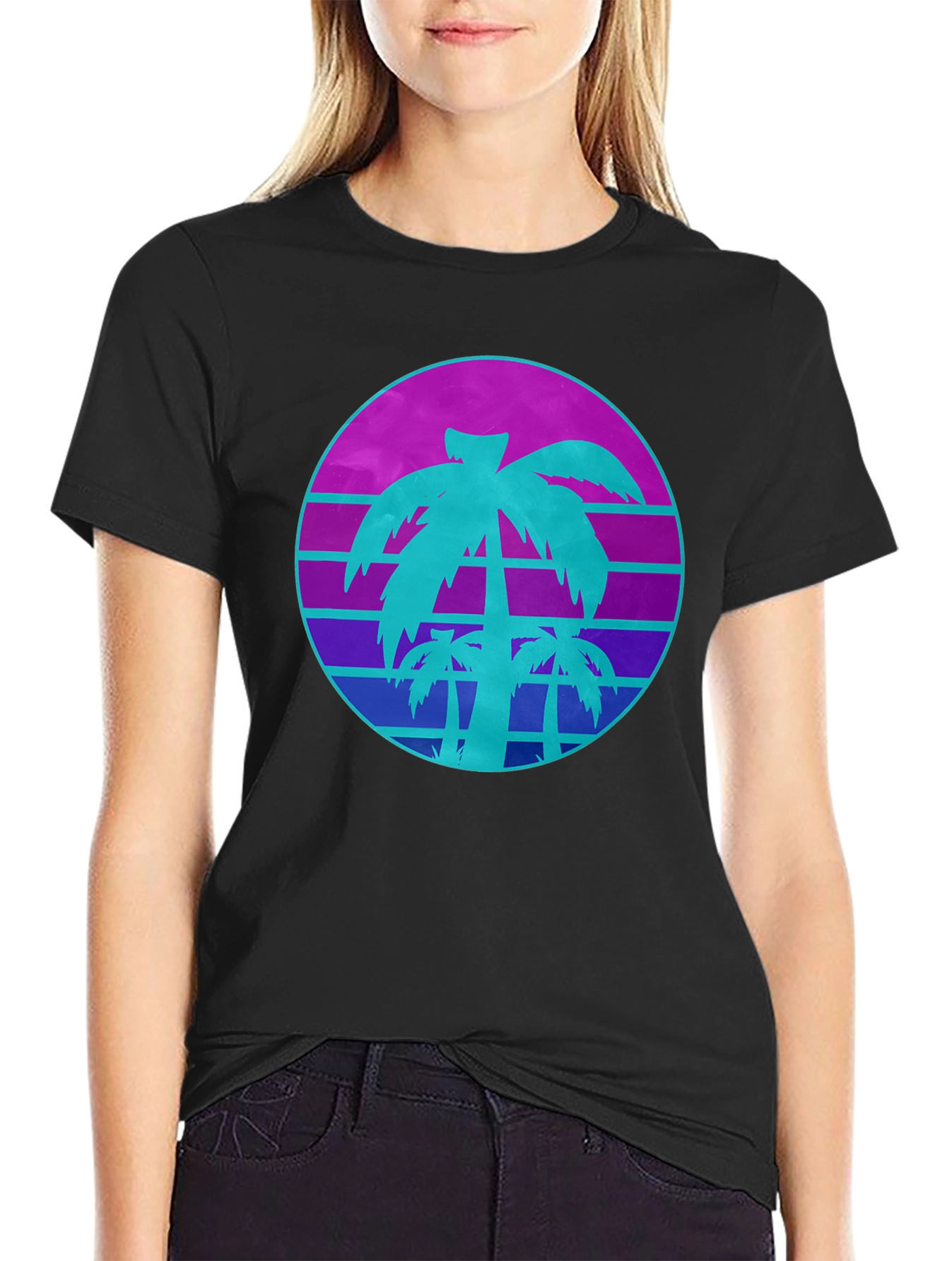 Retro Palm Tree T-Shirt