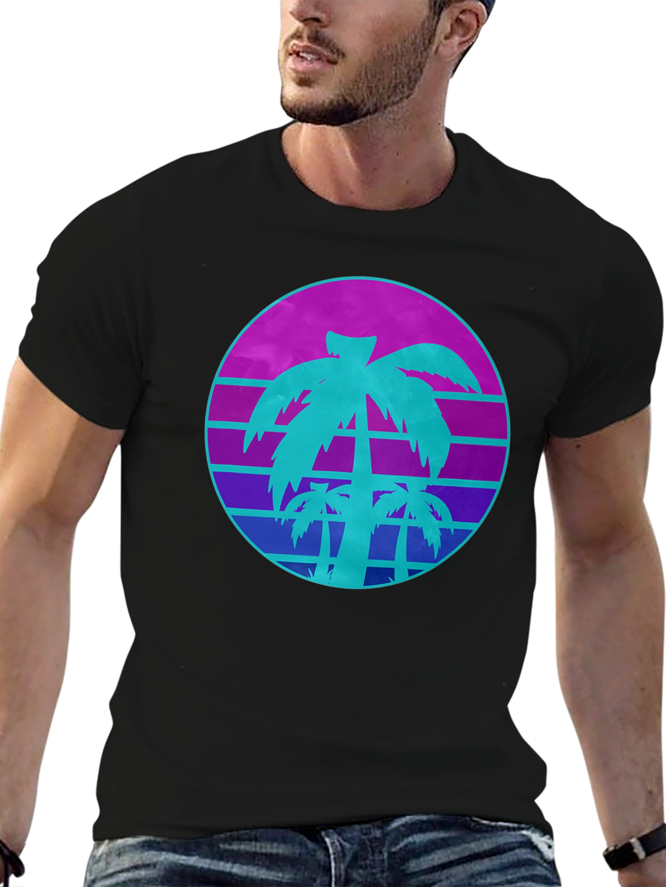 Retro Palm Tree T-Shirt