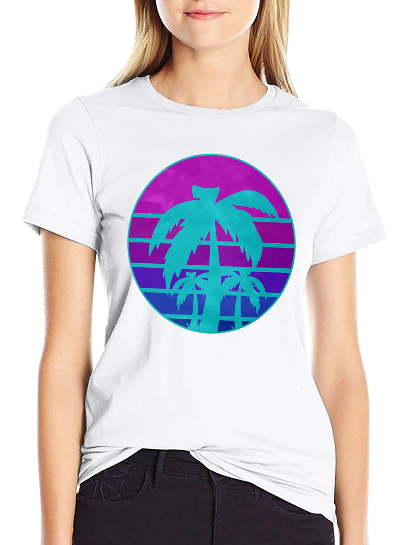 Retro Palm Tree T-Shirt