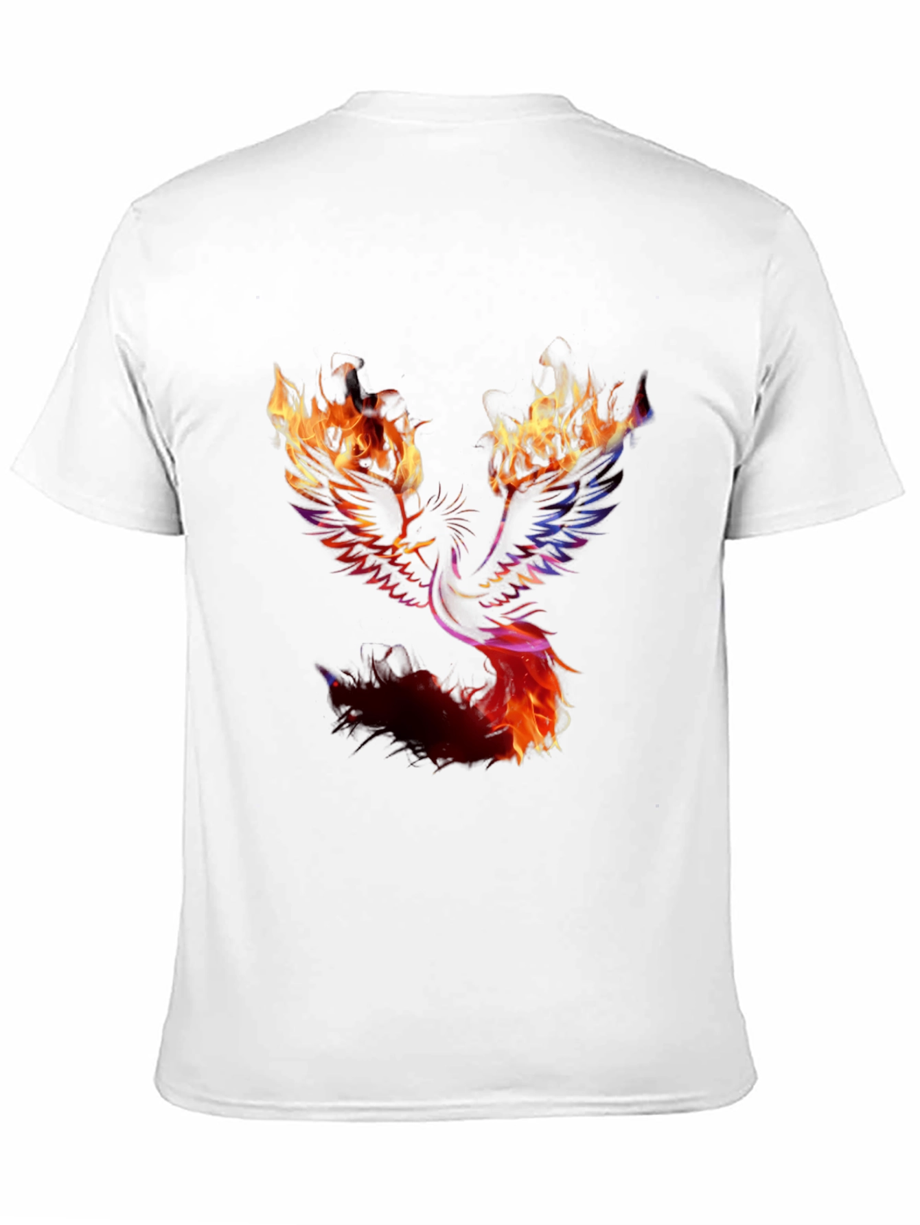 Fiery Phoenix Graphic Tee - Bold Statement Shirt