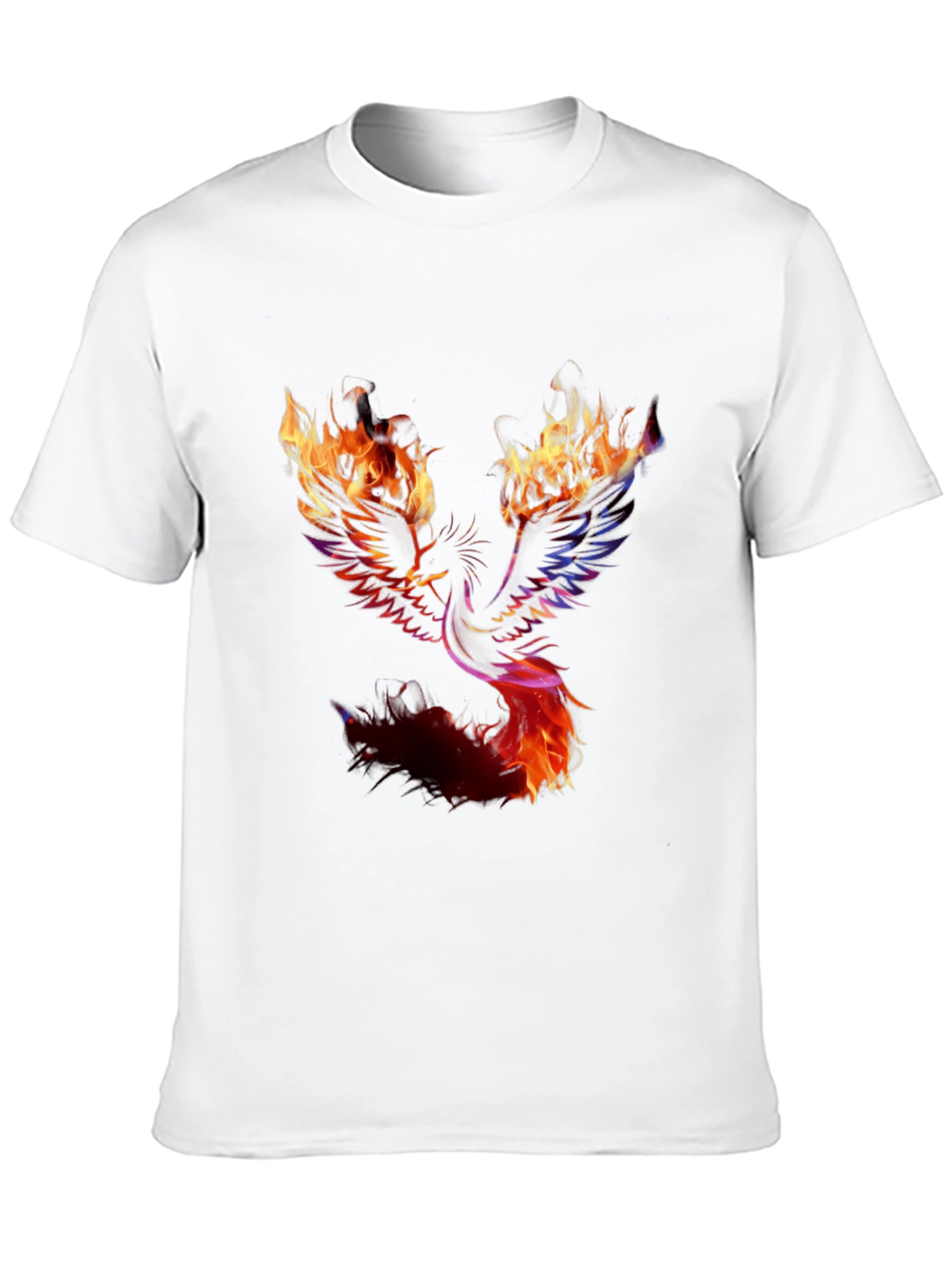 Fiery Phoenix Graphic Tee - Bold Statement Shirt