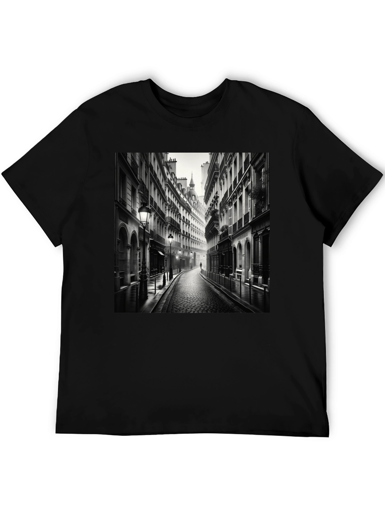Paris Street Scene Graphic Tee