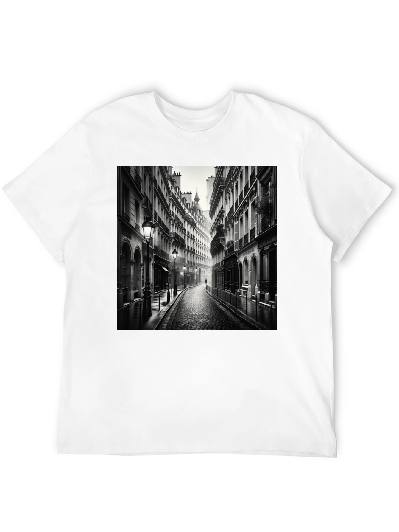 Paris Street Scene Graphic Tee