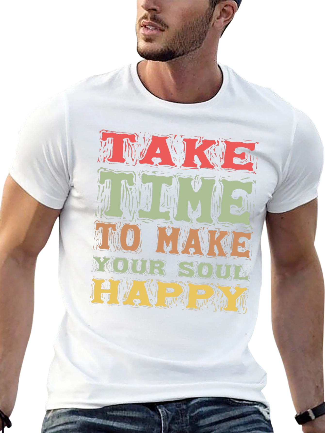 Soul Happy T-Shirt - Inspirational Graphic Tee