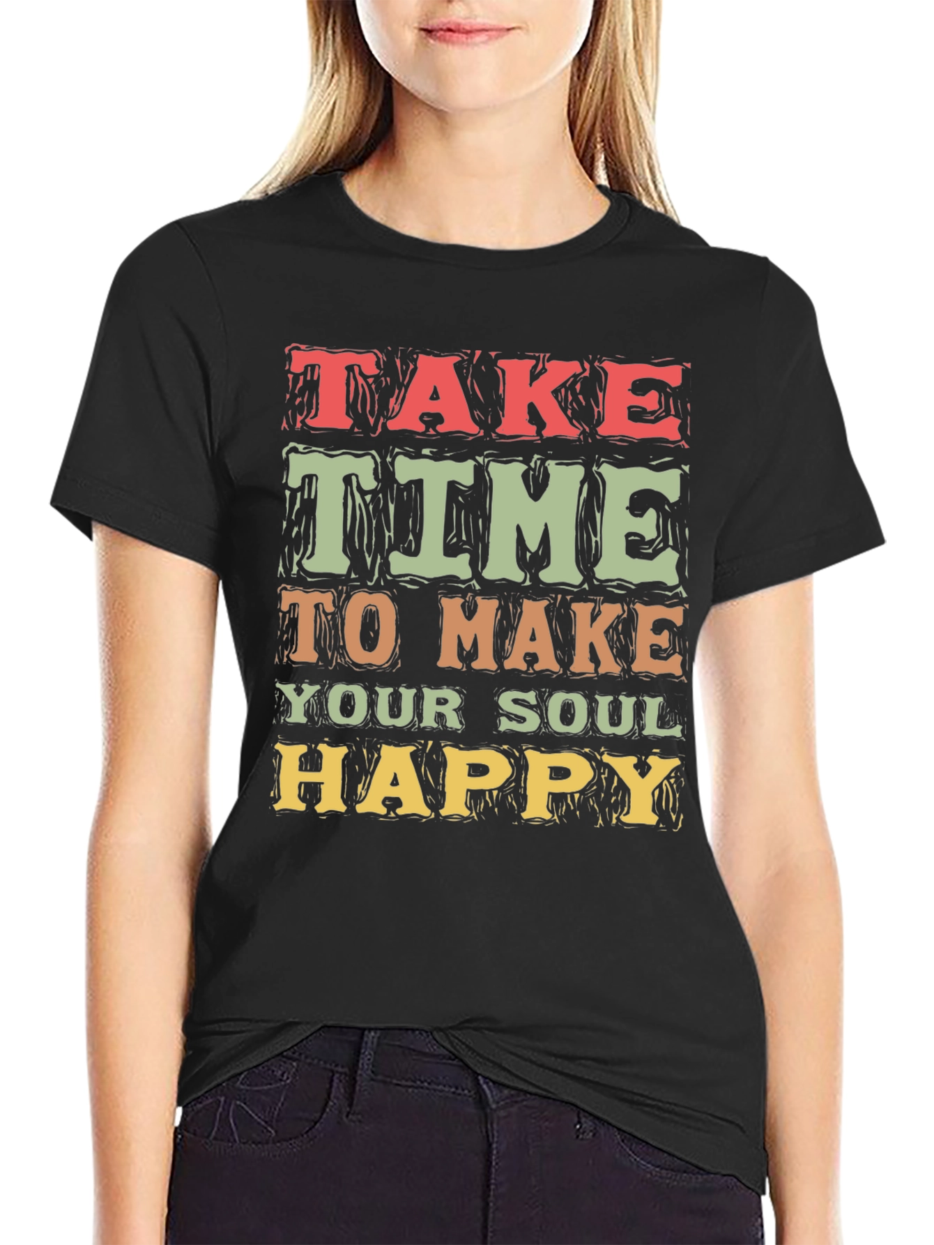 Soul Happy T-Shirt - Inspirational Graphic Tee