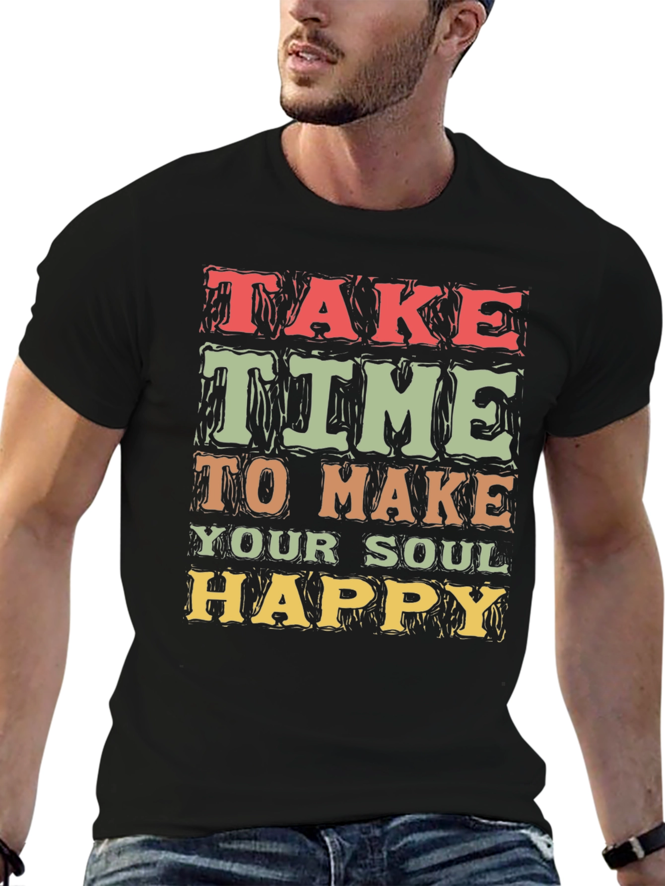 Soul Happy T-Shirt - Inspirational Graphic Tee