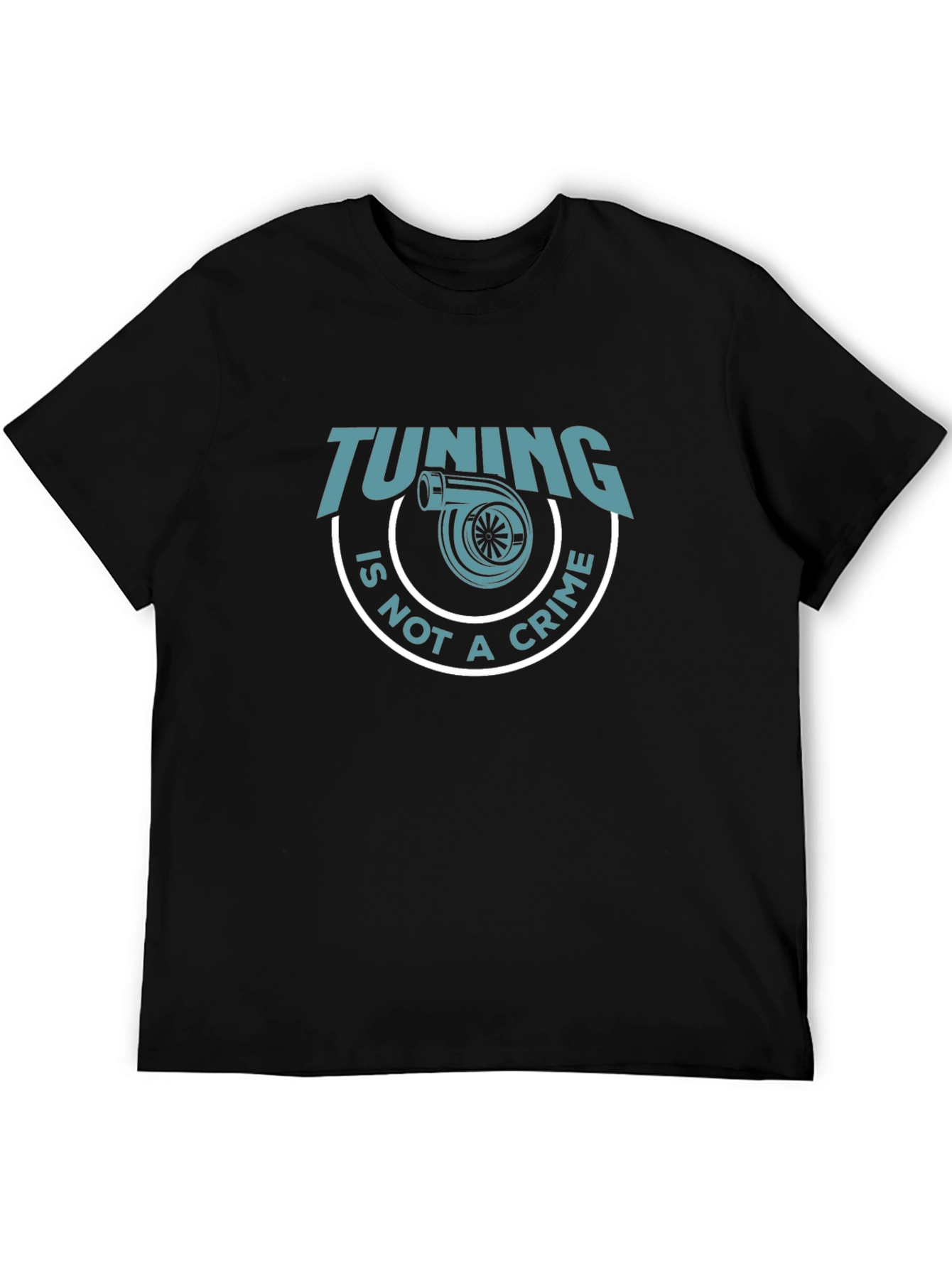 Tuning Is Not A Crime Black T-Shirt