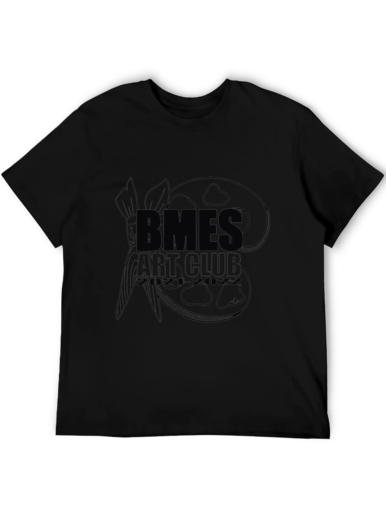 Black BMES Art Club Graphic T-Shirt