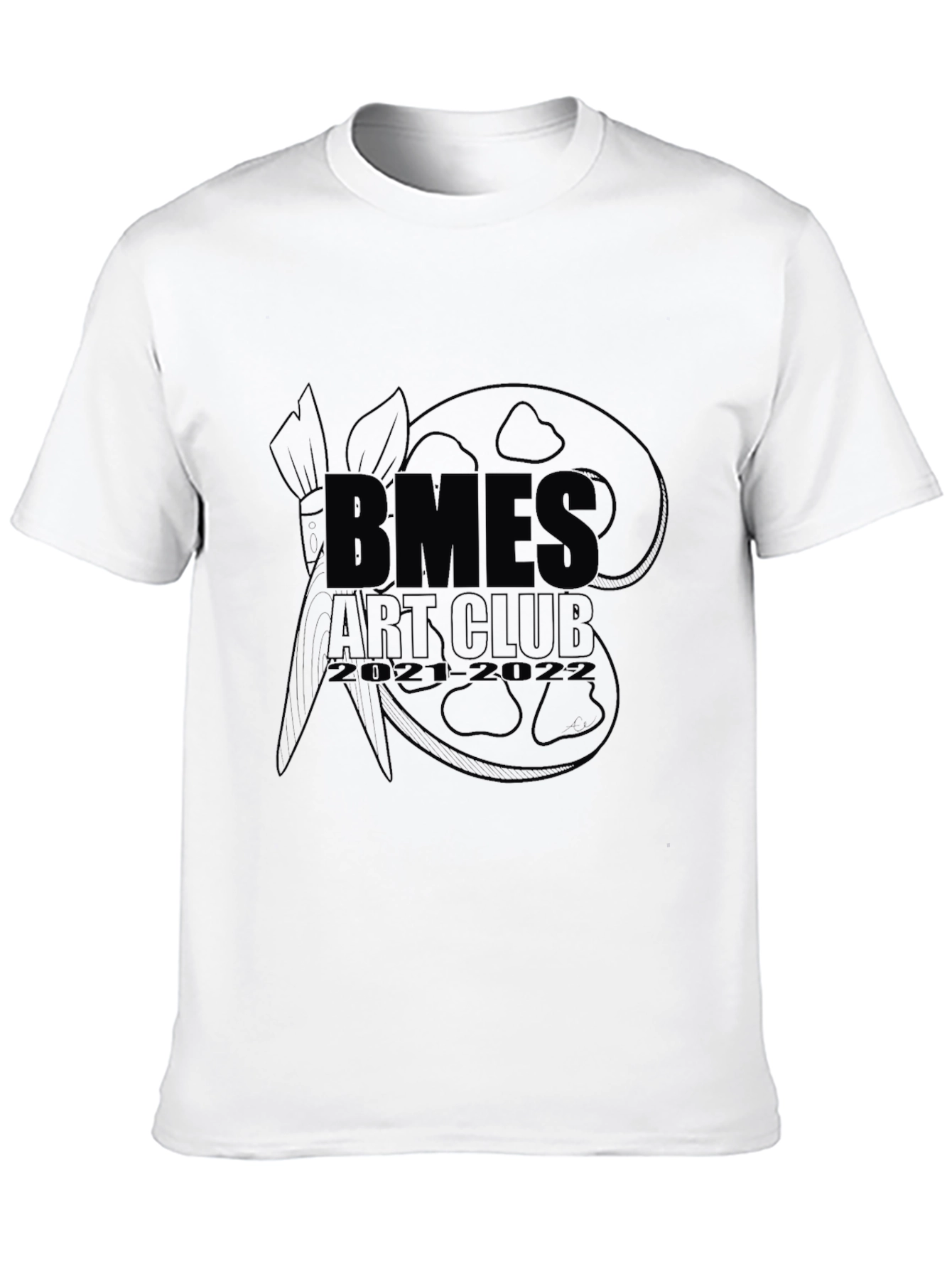 Black BMES Art Club Graphic T-Shirt