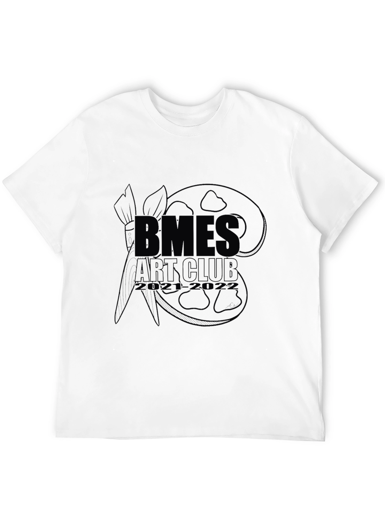Black BMES Art Club Graphic T-Shirt