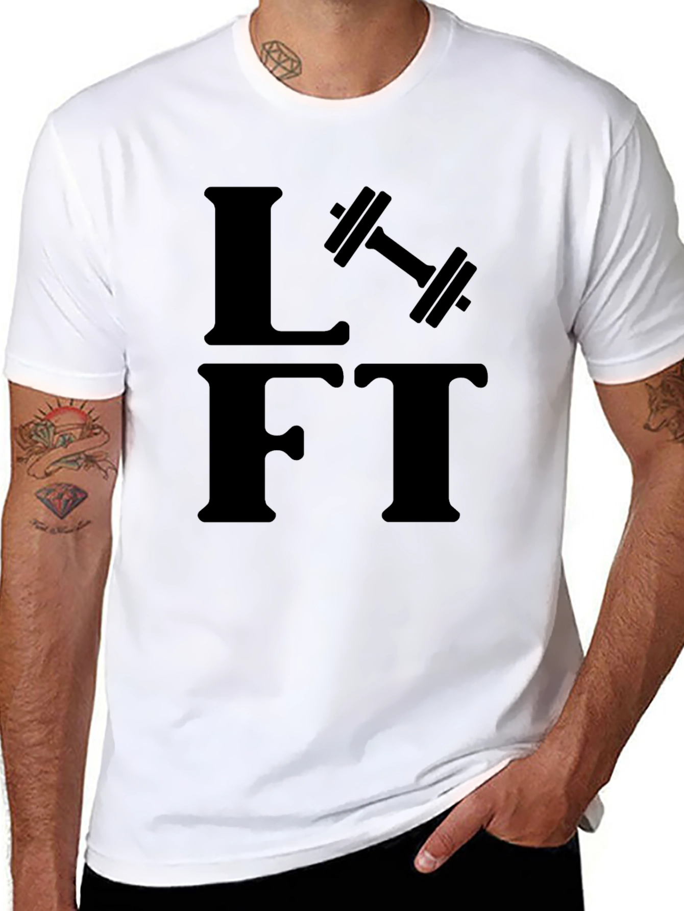 Lift Weights Graphic Tee - Workout Motivation