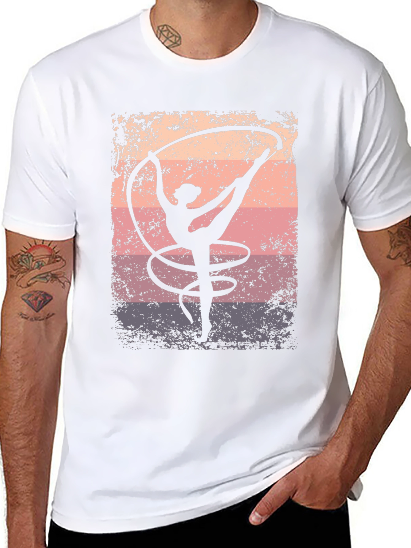 Rhythmic Gymnastics T-Shirt - Dancer Silhouette