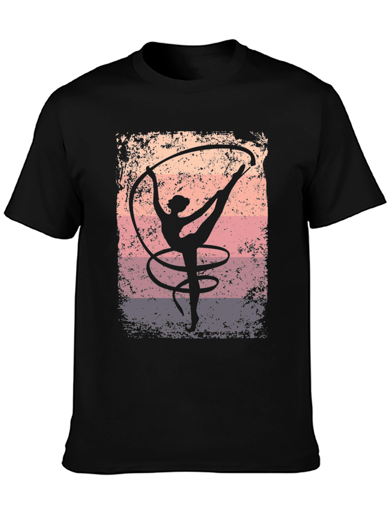 Rhythmic Gymnastics T-Shirt - Dancer Silhouette