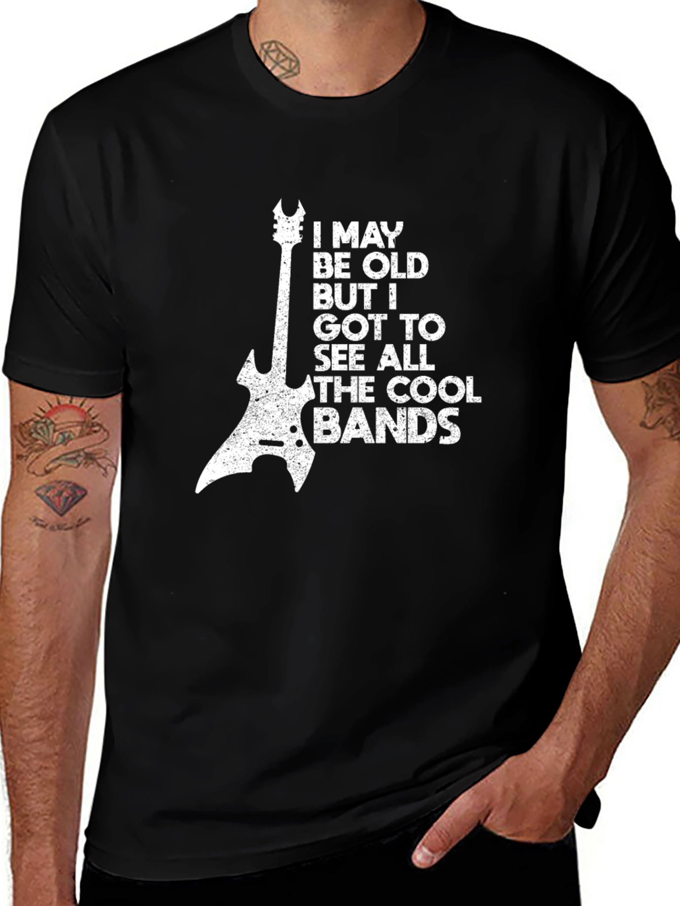 Cool Bands Guitar T-Shirt