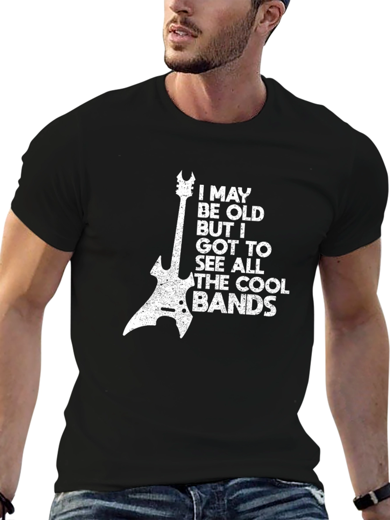 Cool Bands Guitar T-Shirt