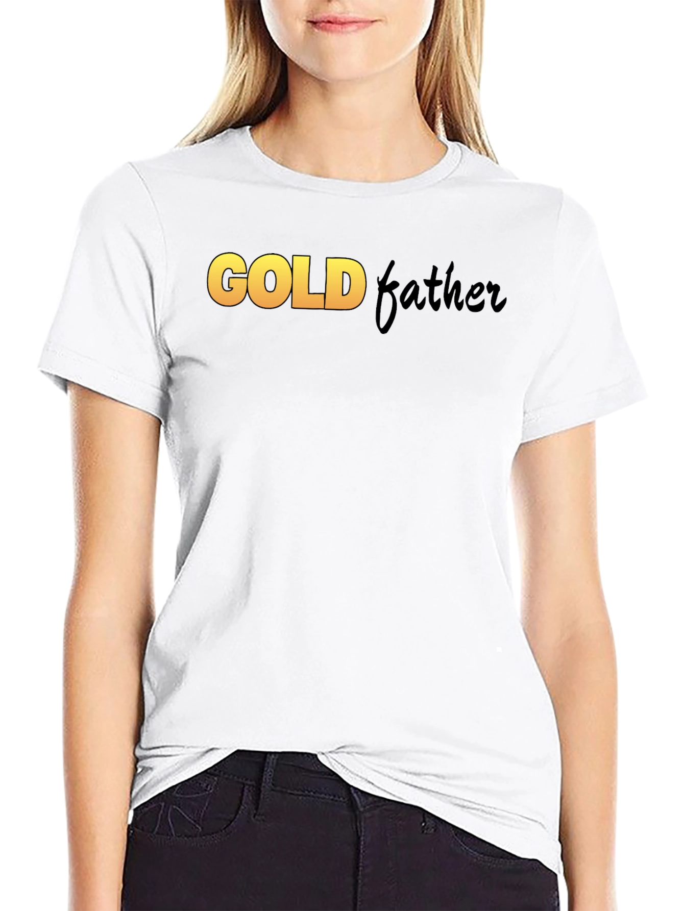 Goldfather Black T-Shirt - Stylish Graphic Tee