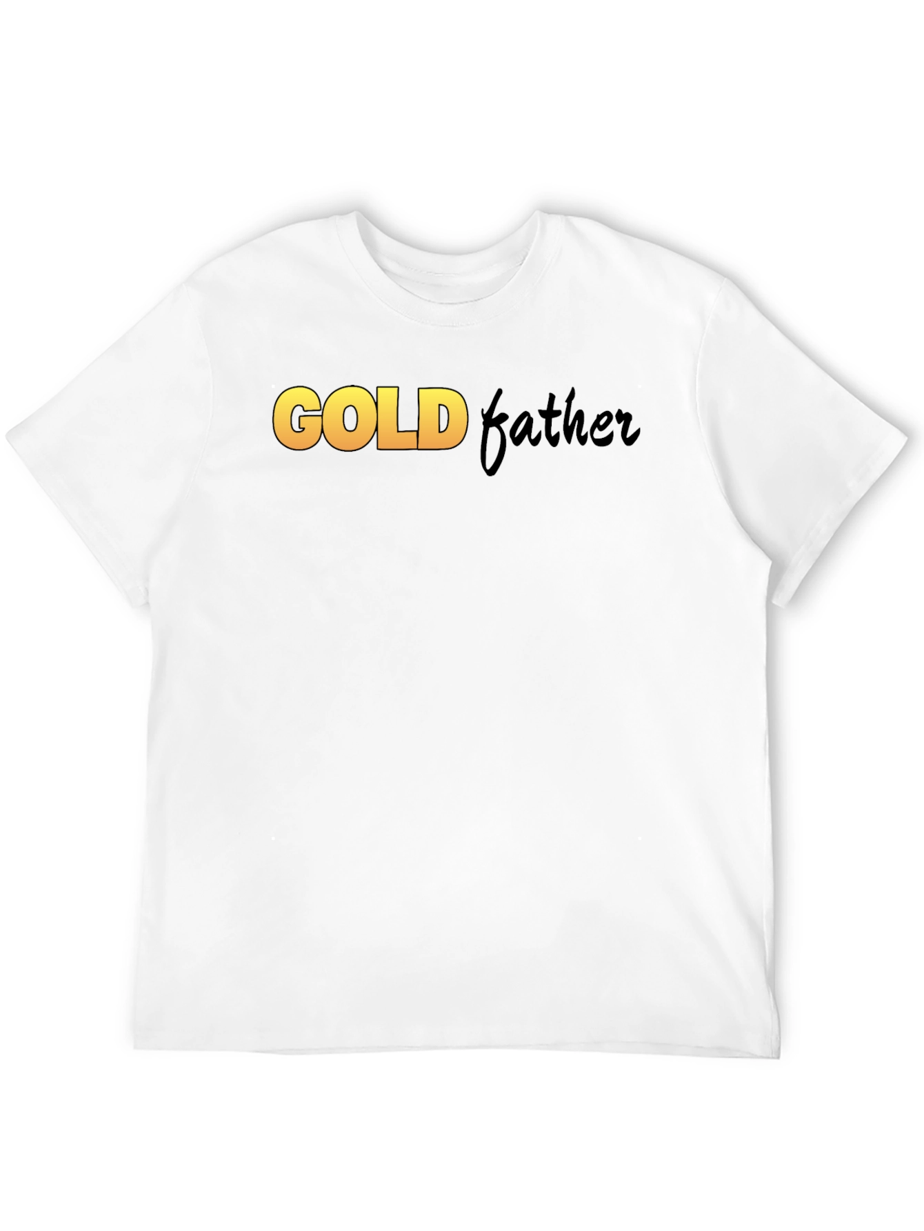 Goldfather Black T-Shirt - Stylish Graphic Tee